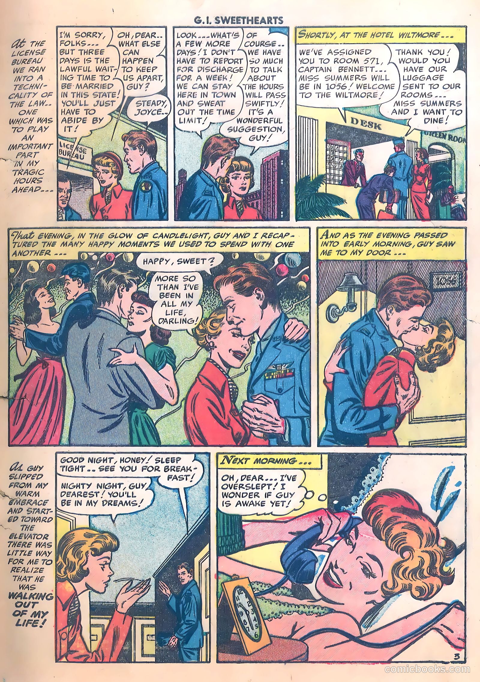 G.I. Sweethearts #36 (1953) — page 5 of 37