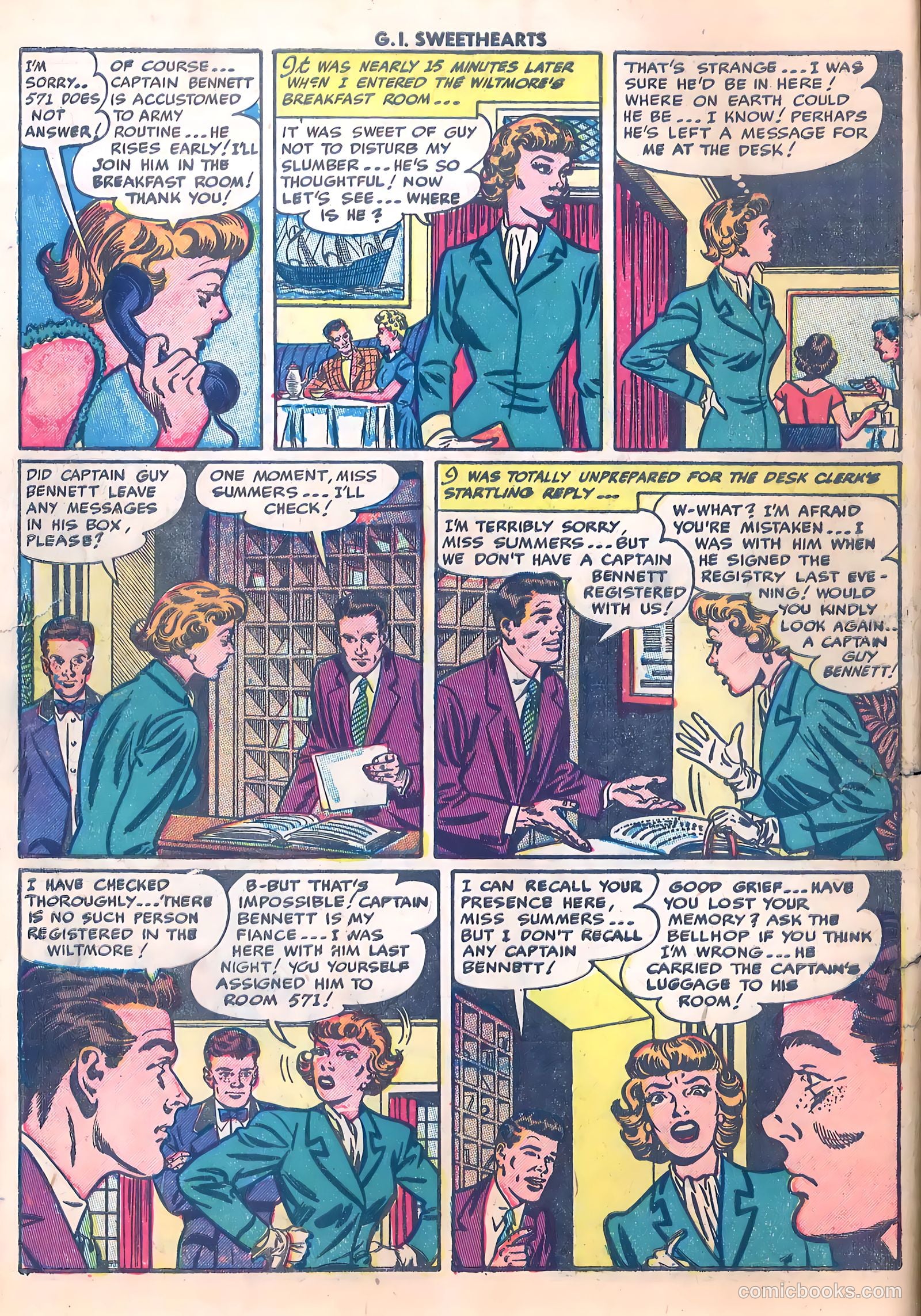 G.I. Sweethearts #36 (1953) — page 6 of 37