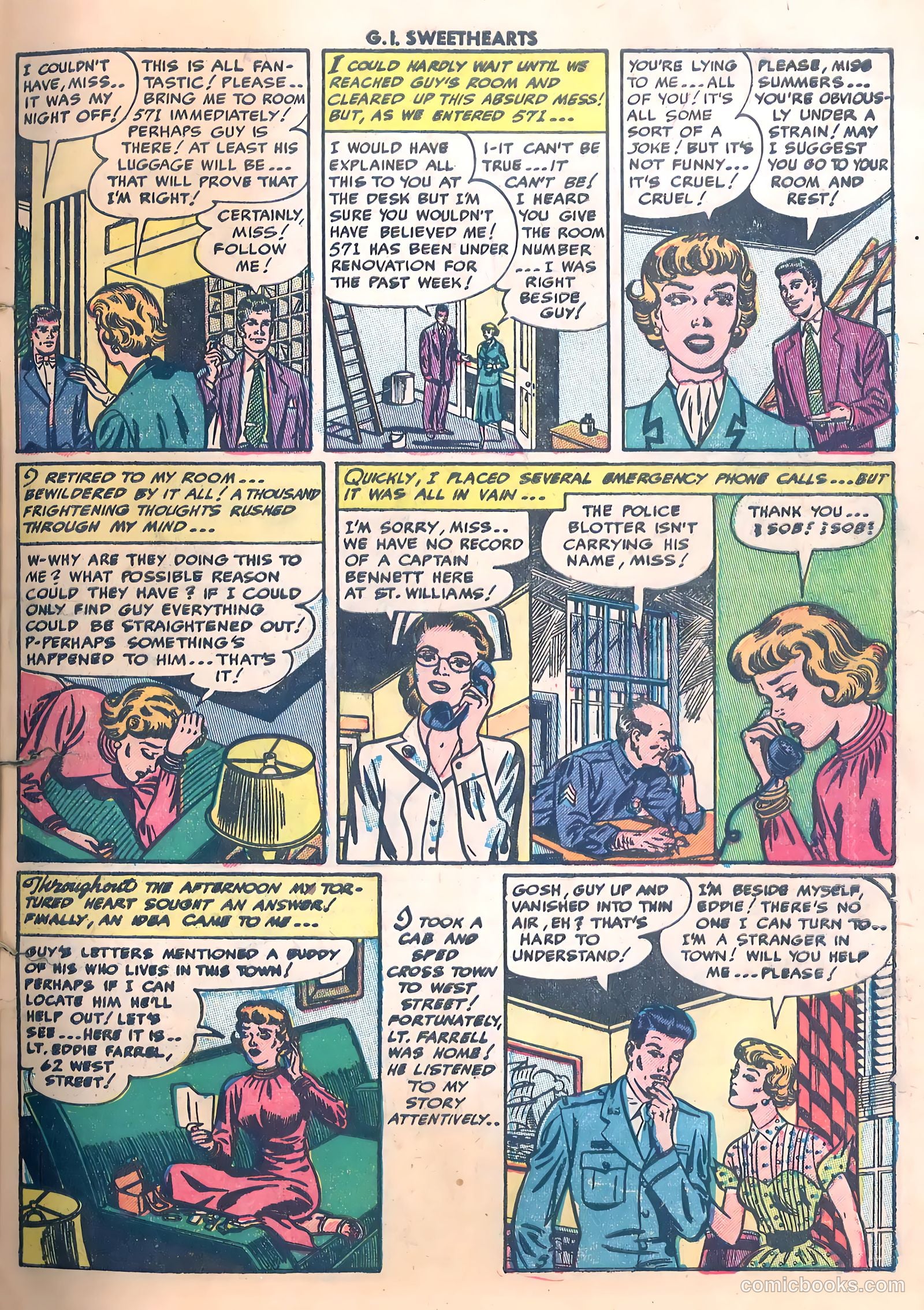 G.I. Sweethearts #36 (1953) — page 7 of 37