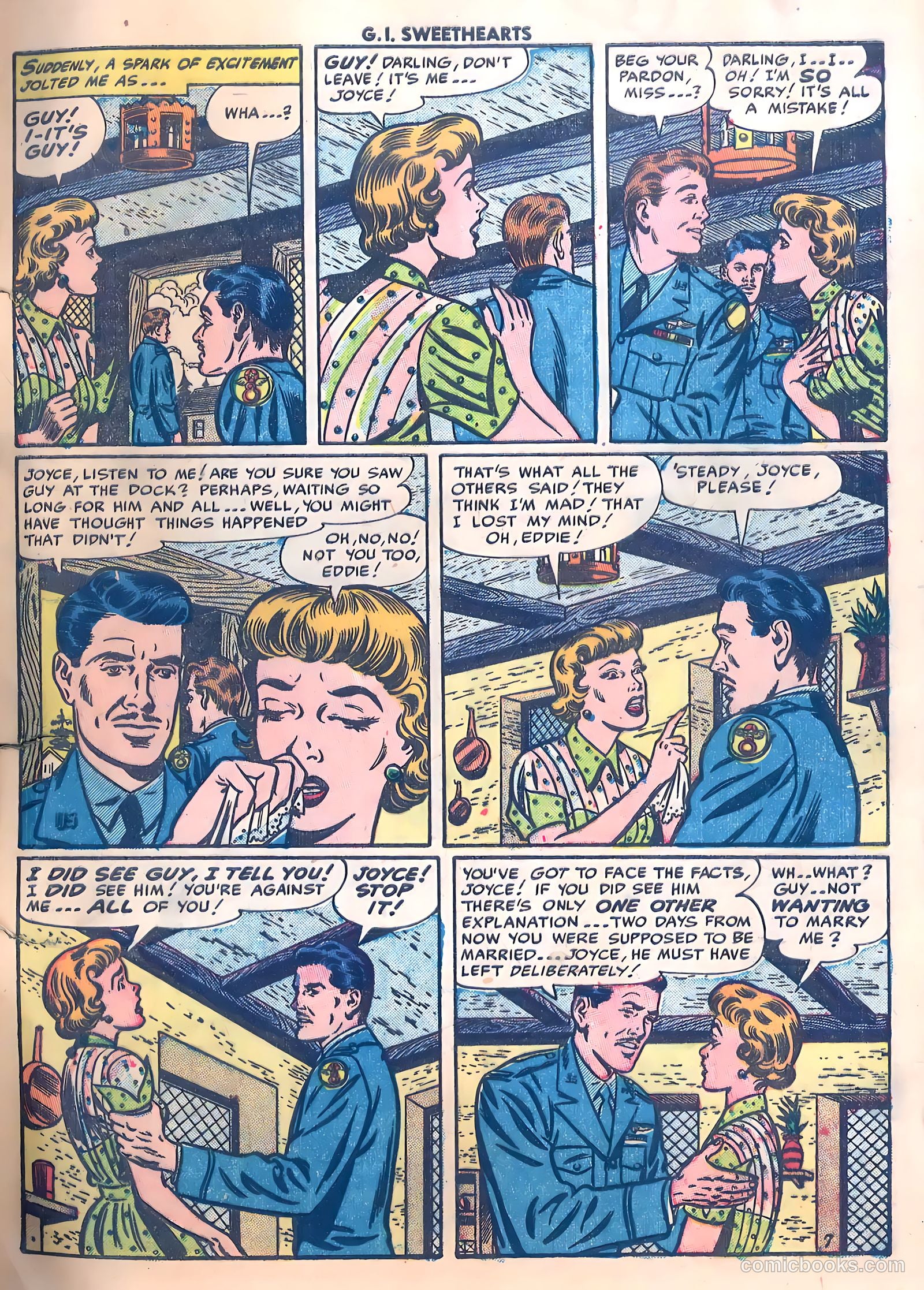 G.I. Sweethearts #36 (1953) — page 9 of 37