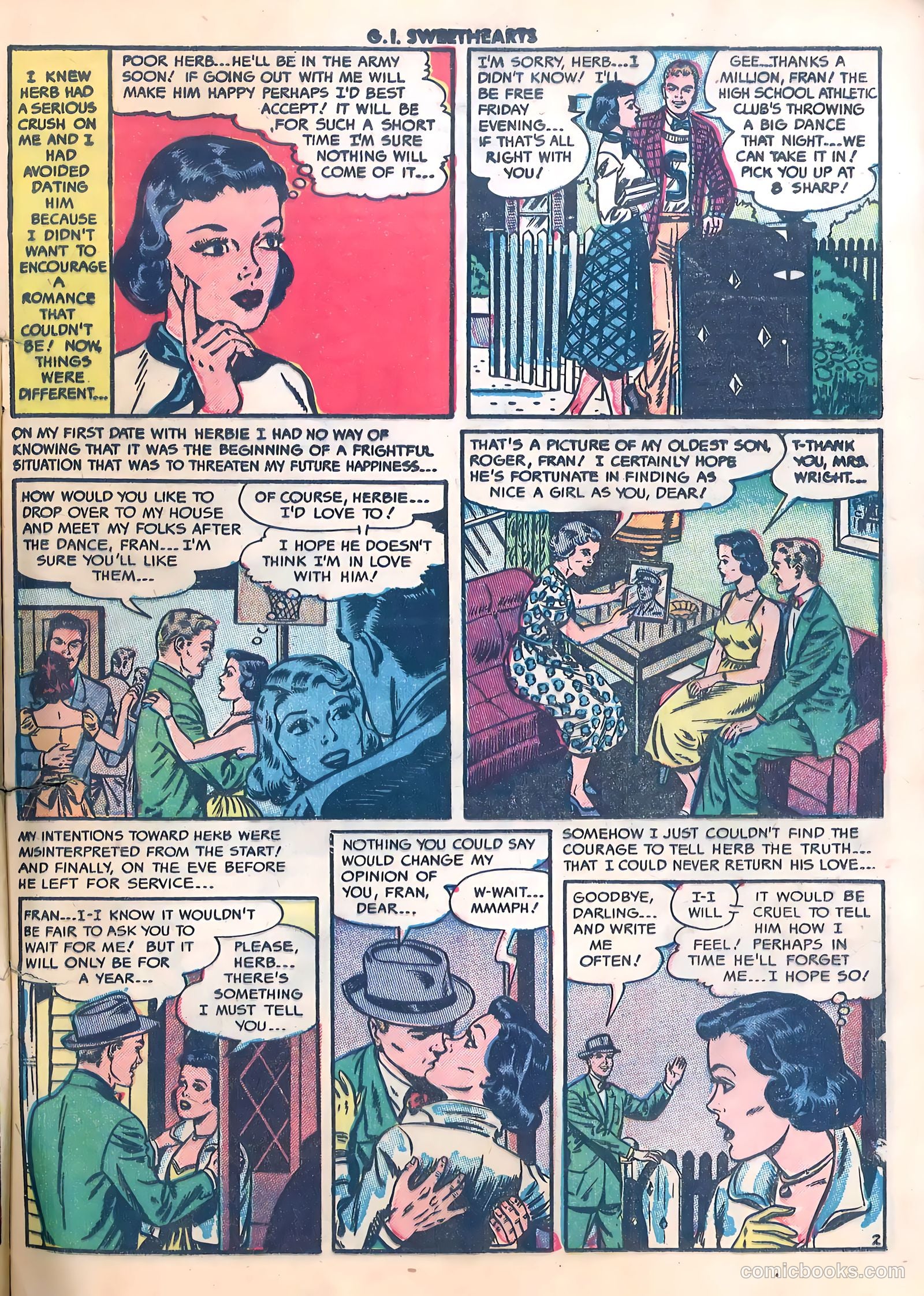 G.I. Sweethearts #36 (1953) — page 13 of 37