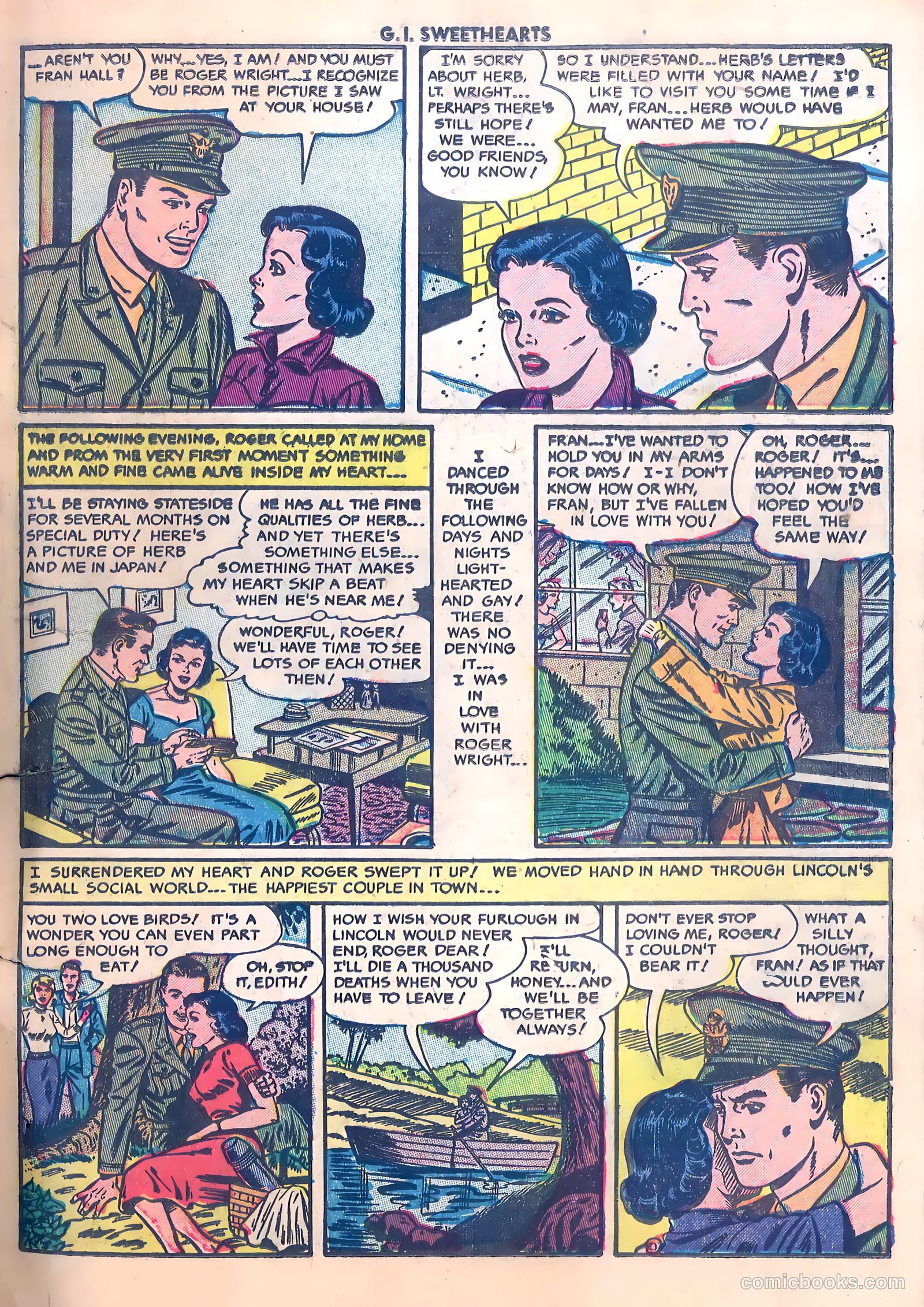 G.I. Sweethearts #36 (1953) — page 15 of 37