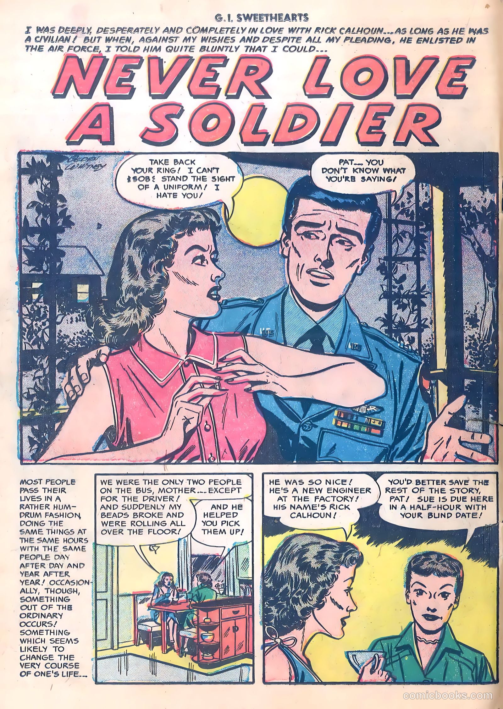 G.I. Sweethearts #36 (1953) — page 18 of 37