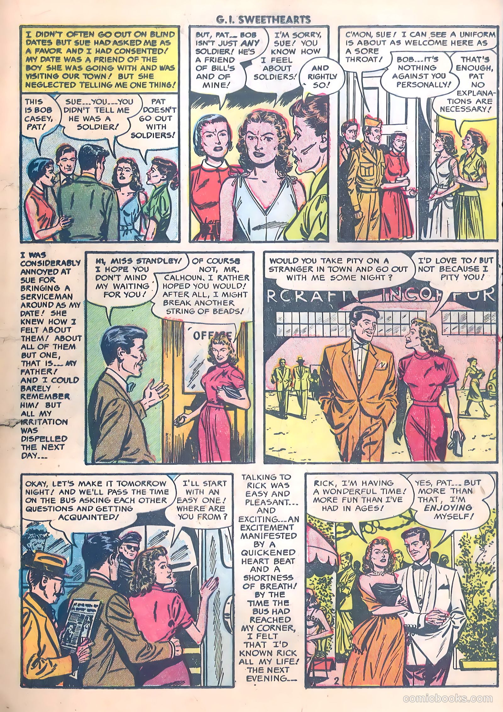 G.I. Sweethearts #36 (1953) — page 19 of 37