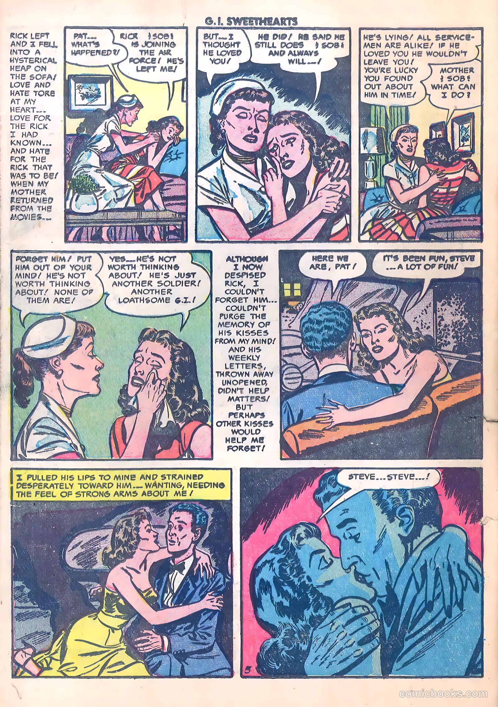 G.I. Sweethearts #36 (1953) — page 22 of 37