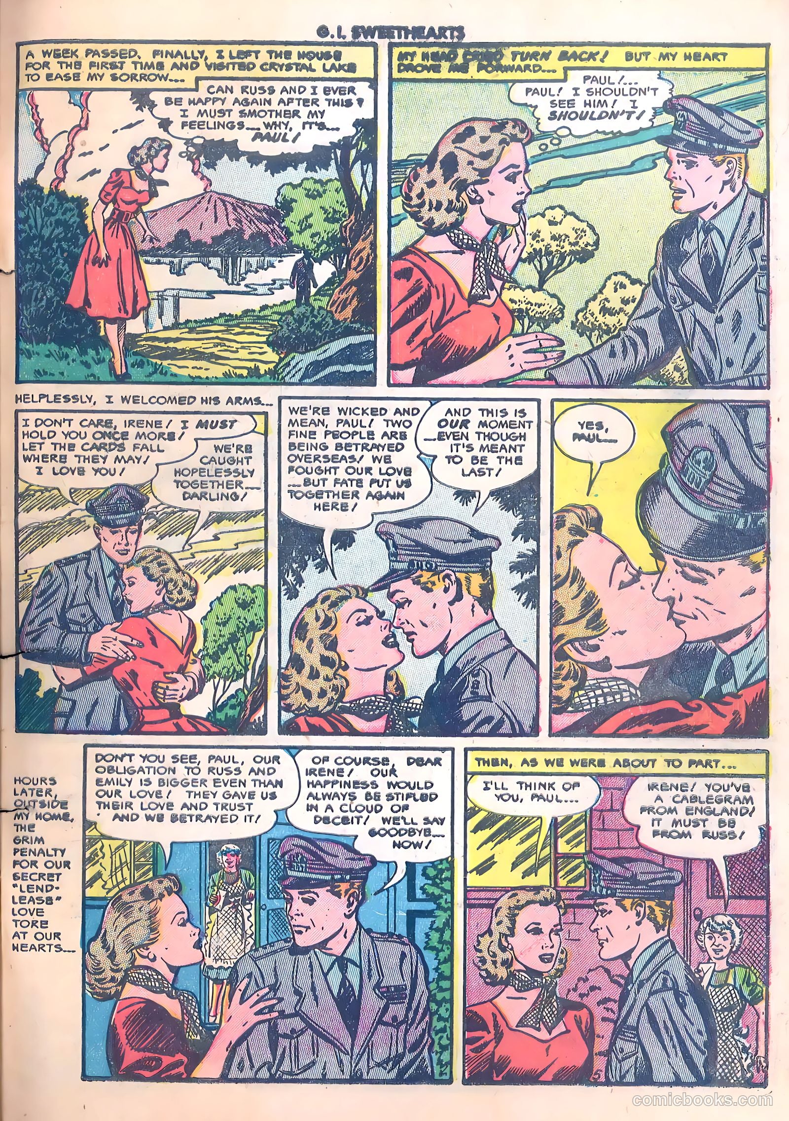 G.I. Sweethearts #36 (1953) — page 31 of 37