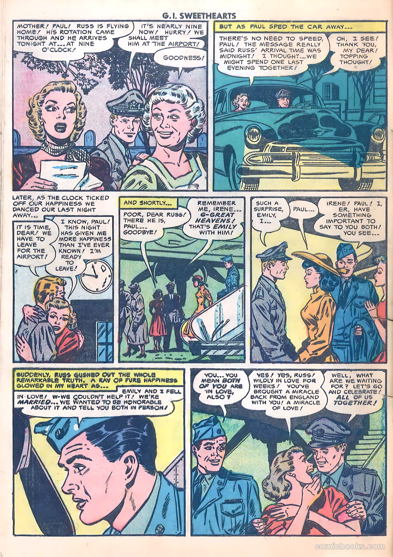 G.I. Sweethearts #36 (1953) — page 32 of 37