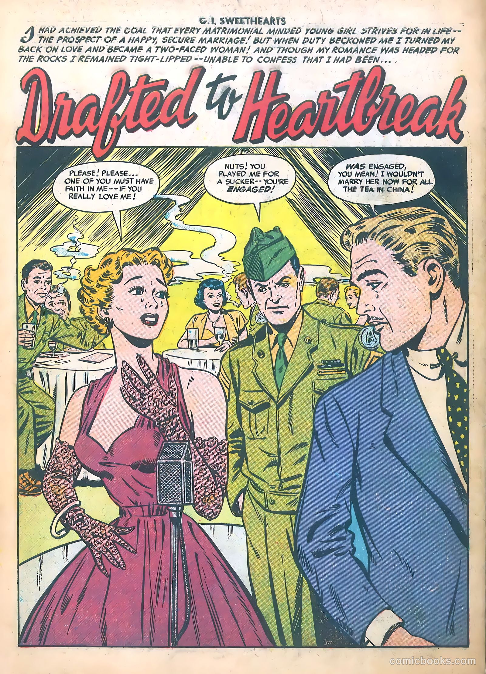 G.I. Sweethearts #37 (1954) — page 3 of 37