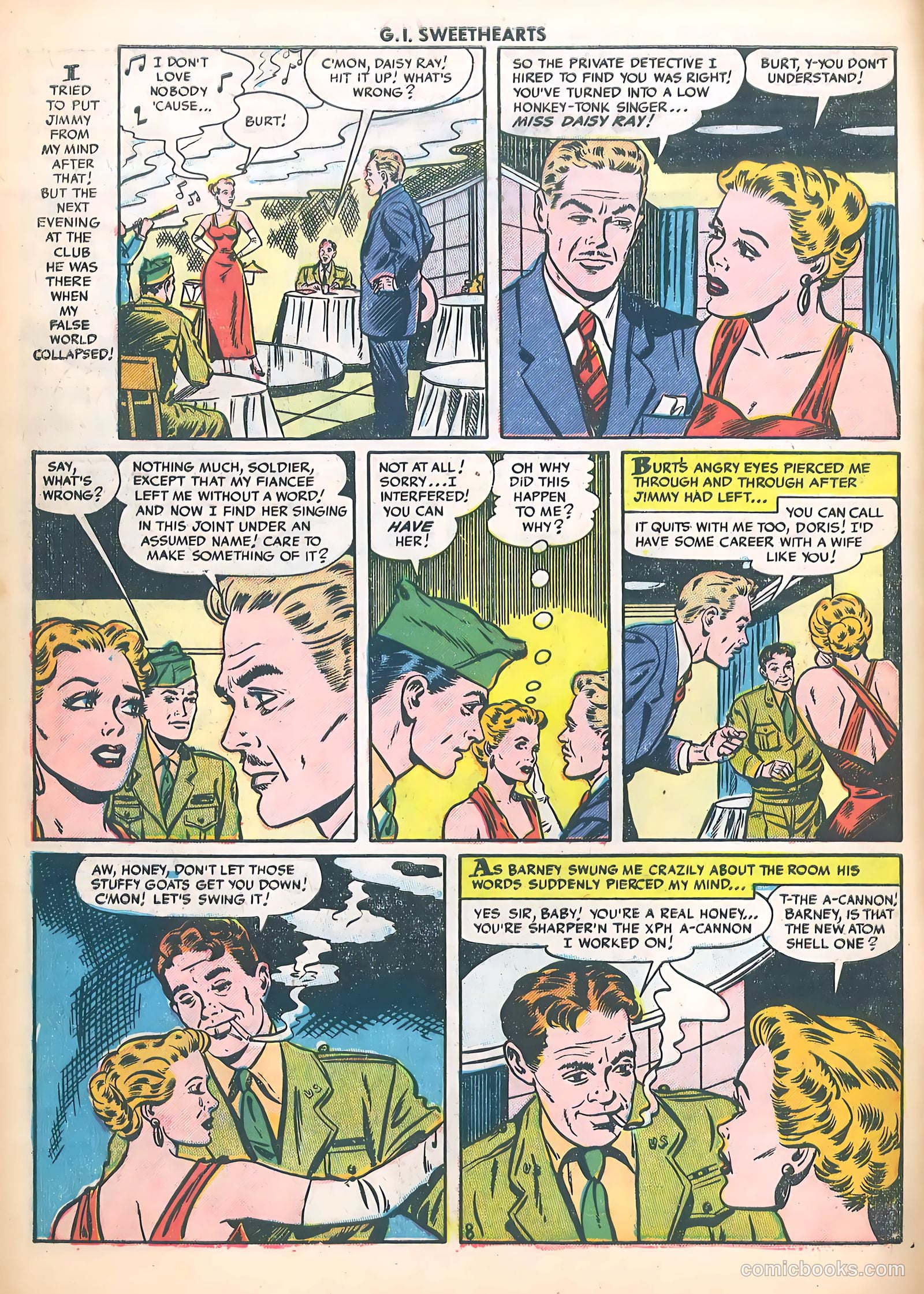 G.I. Sweethearts #37 (1954) — page 10 of 37