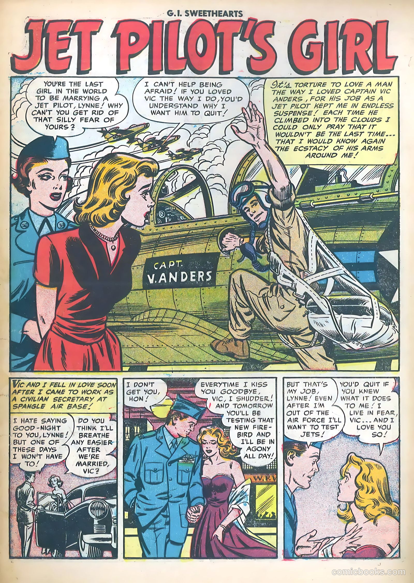 G.I. Sweethearts #37 (1954) — page 18 of 37