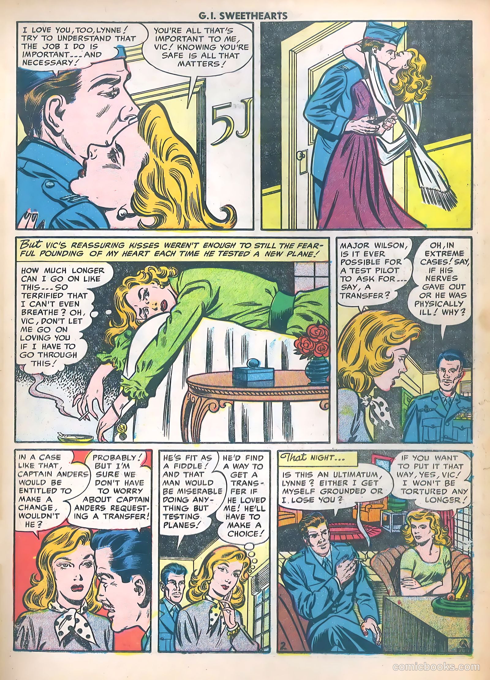 G.I. Sweethearts #37 (1954) — page 19 of 37