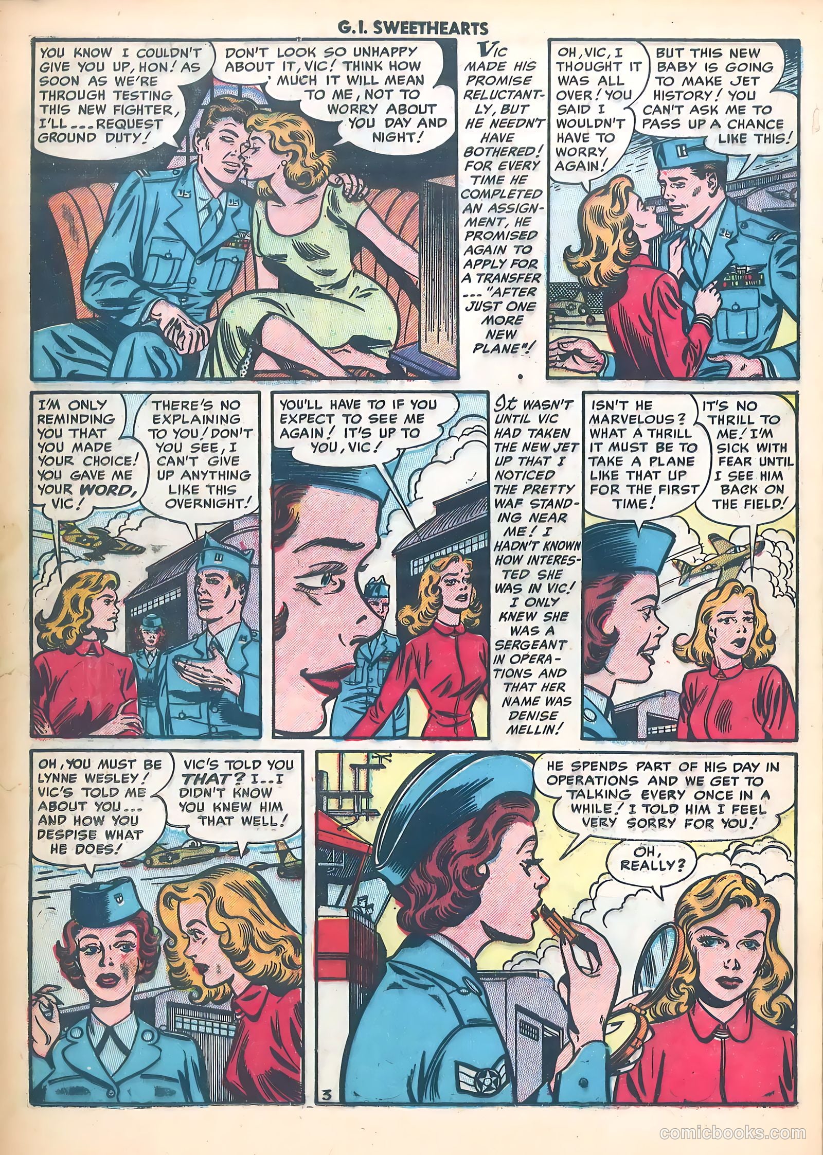 G.I. Sweethearts #37 (1954) — page 20 of 37