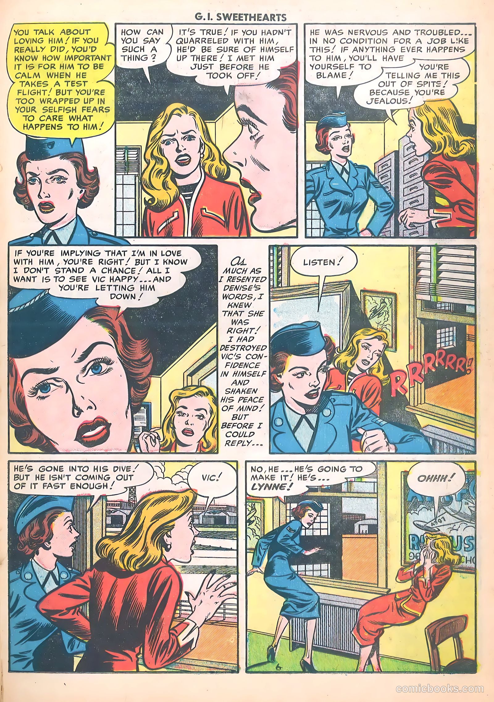 G.I. Sweethearts #37 (1954) — page 23 of 37