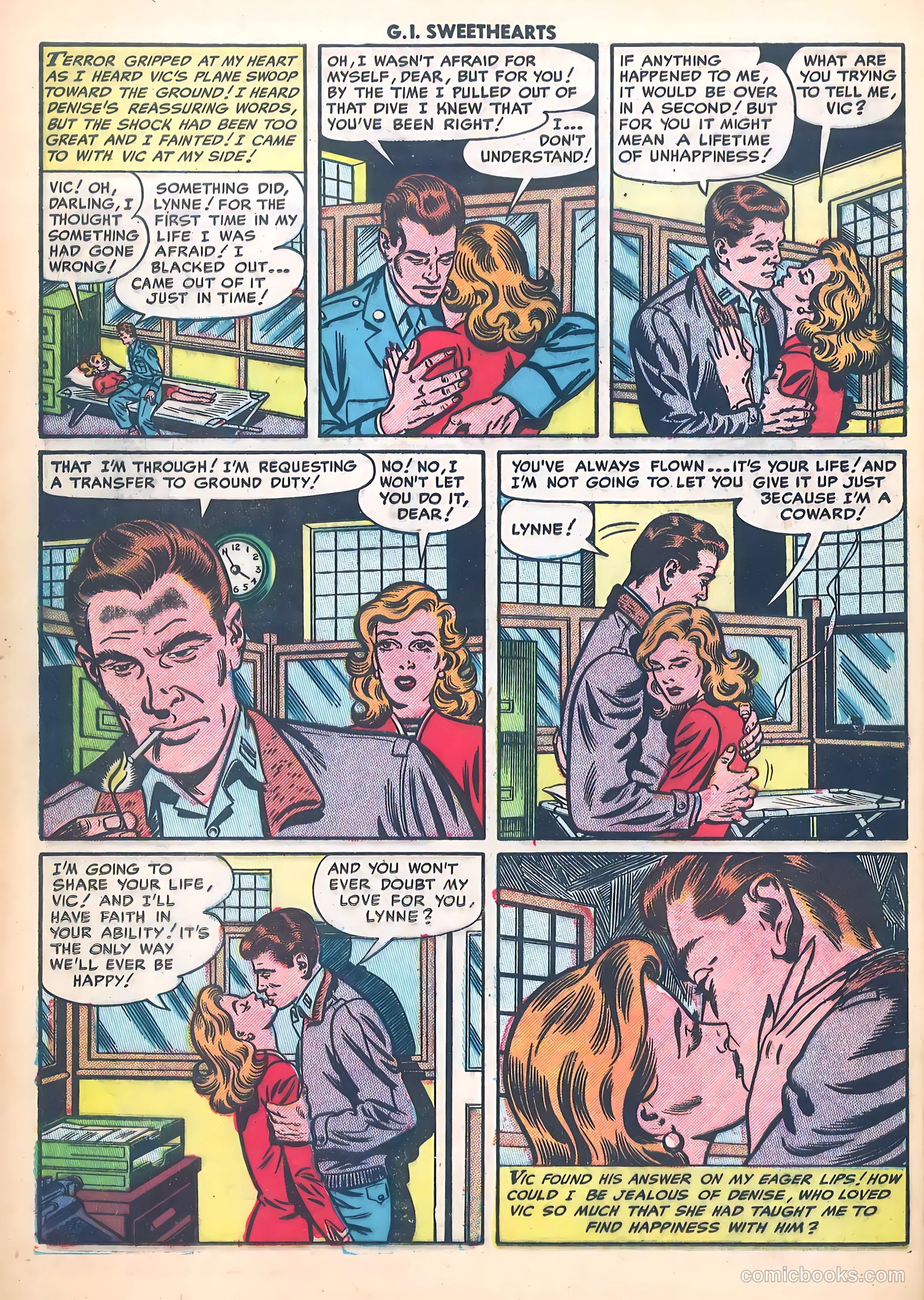 G.I. Sweethearts #37 (1954) — page 24 of 37