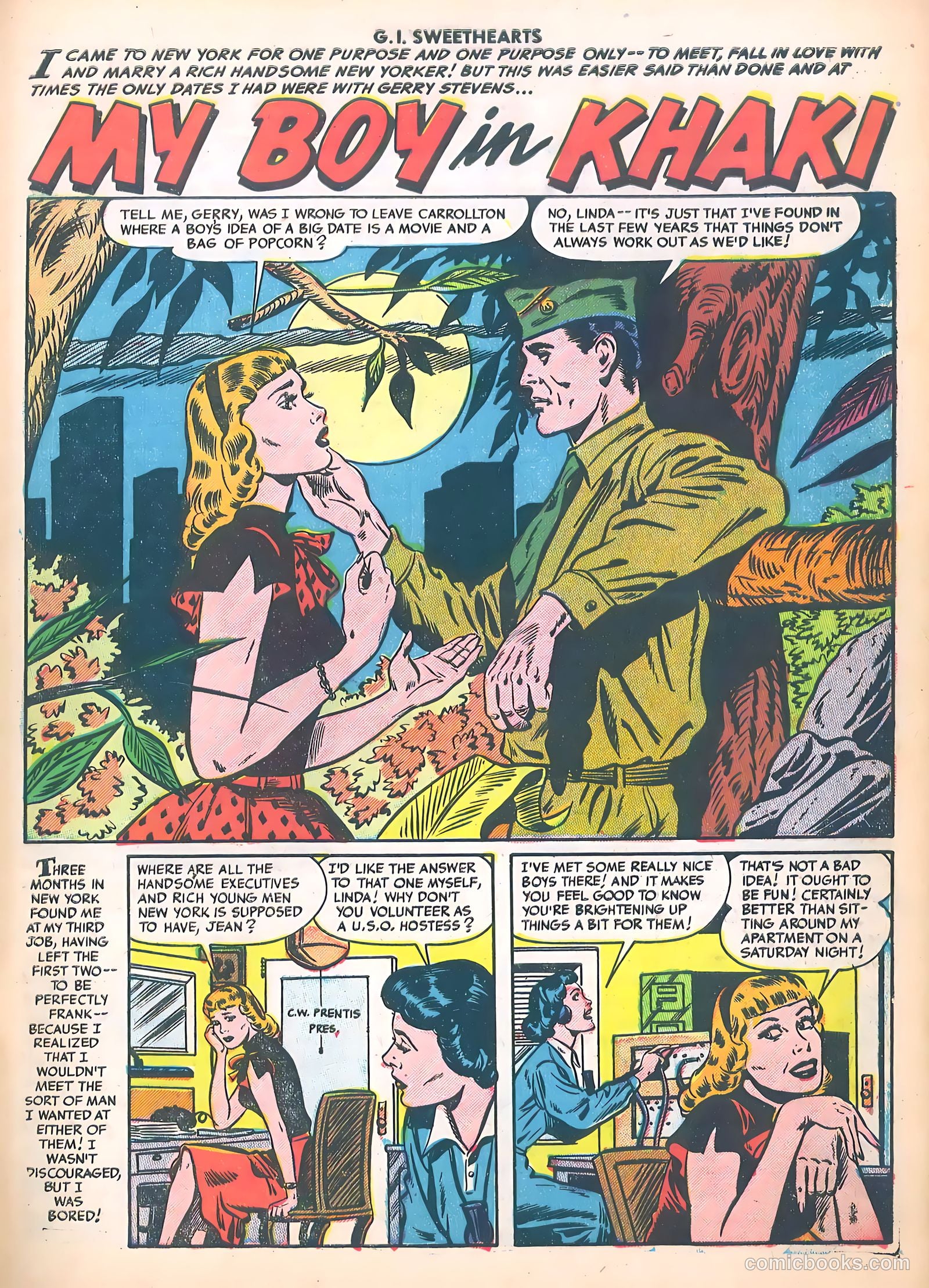 G.I. Sweethearts #37 (1954) — page 27 of 37