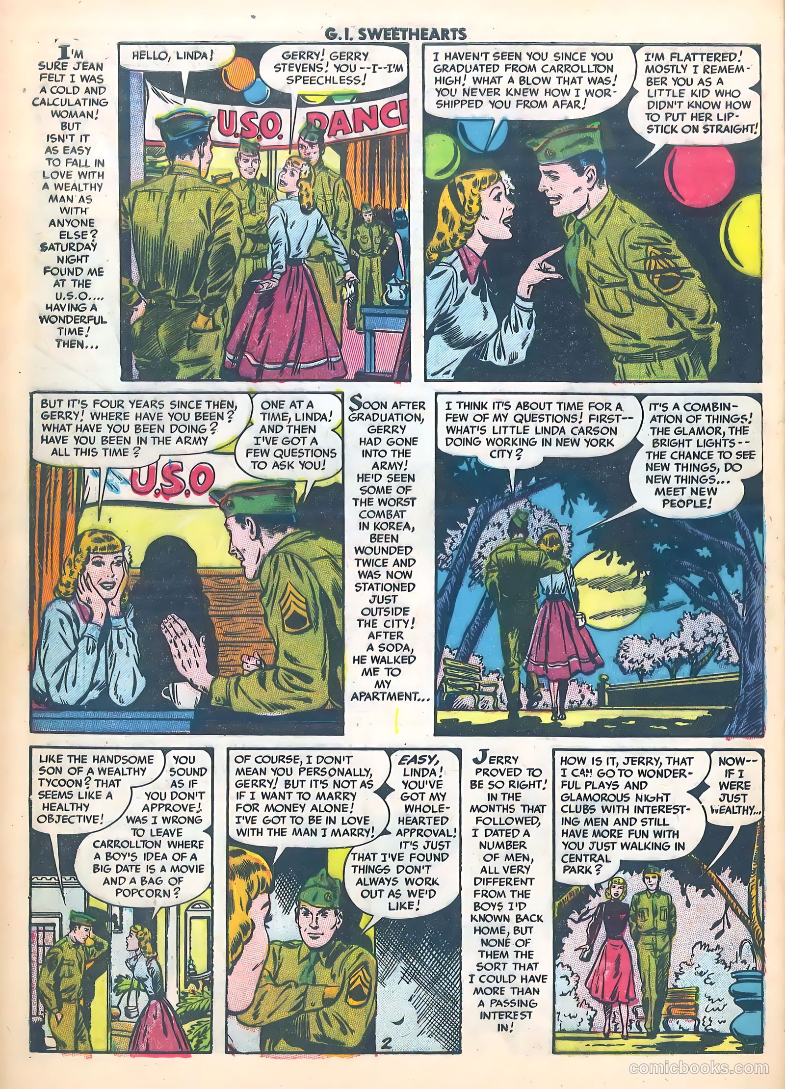G.I. Sweethearts #37 (1954) — page 28 of 37