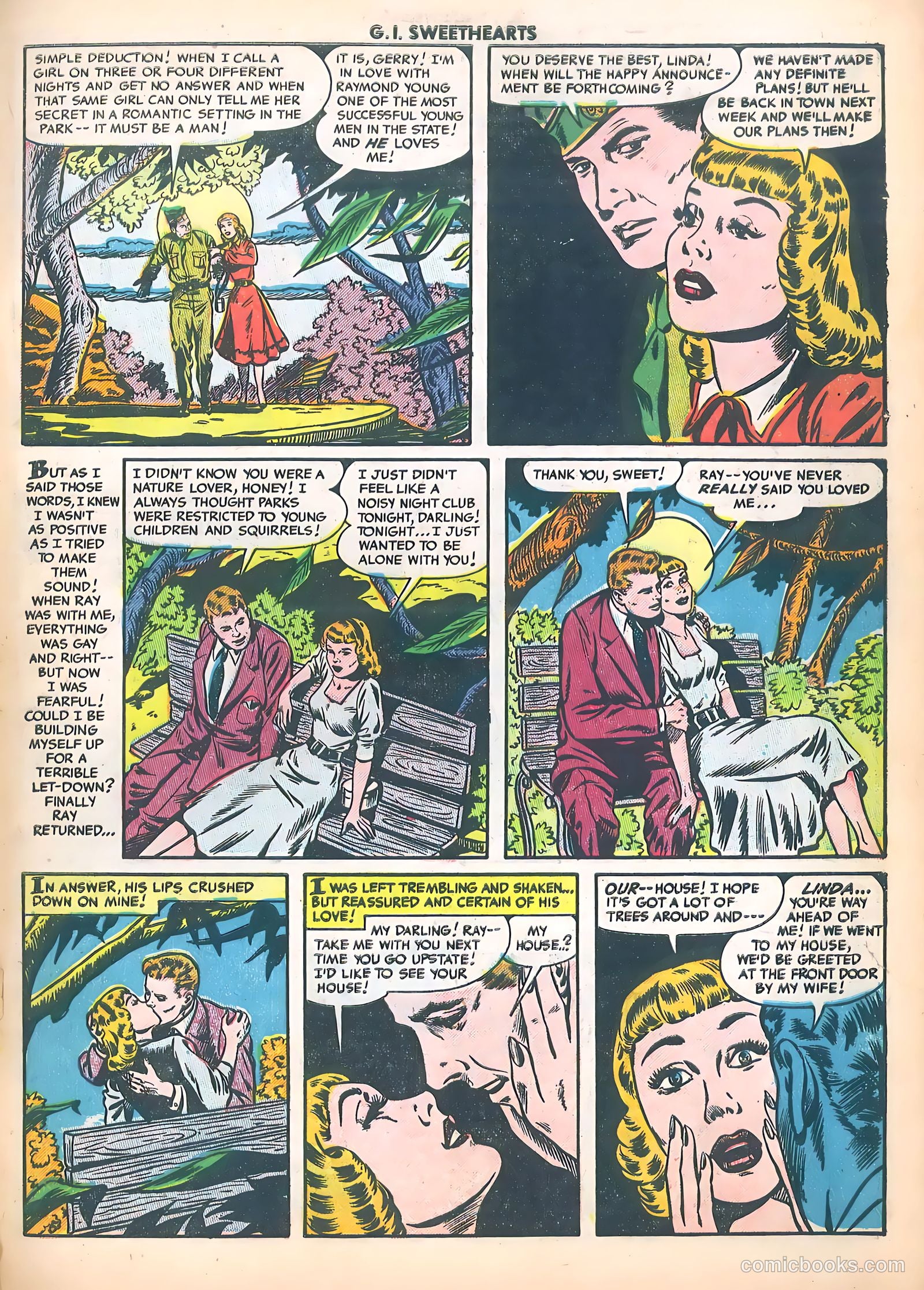 G.I. Sweethearts #37 (1954) — page 31 of 37