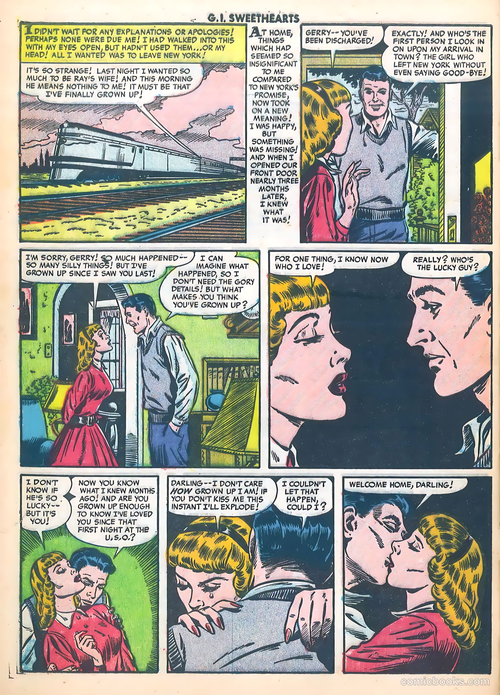 G.I. Sweethearts #37 (1954) — page 32 of 37