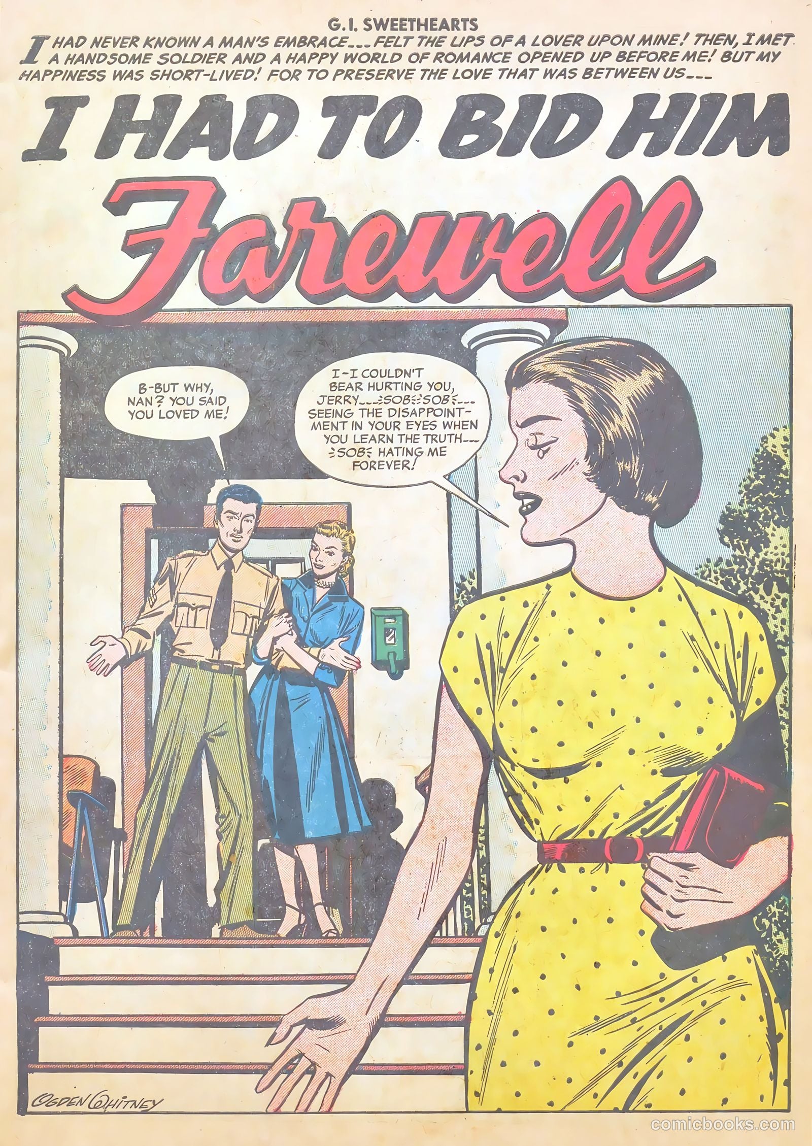G.I. Sweethearts #38 (1954) — page 3 of 37