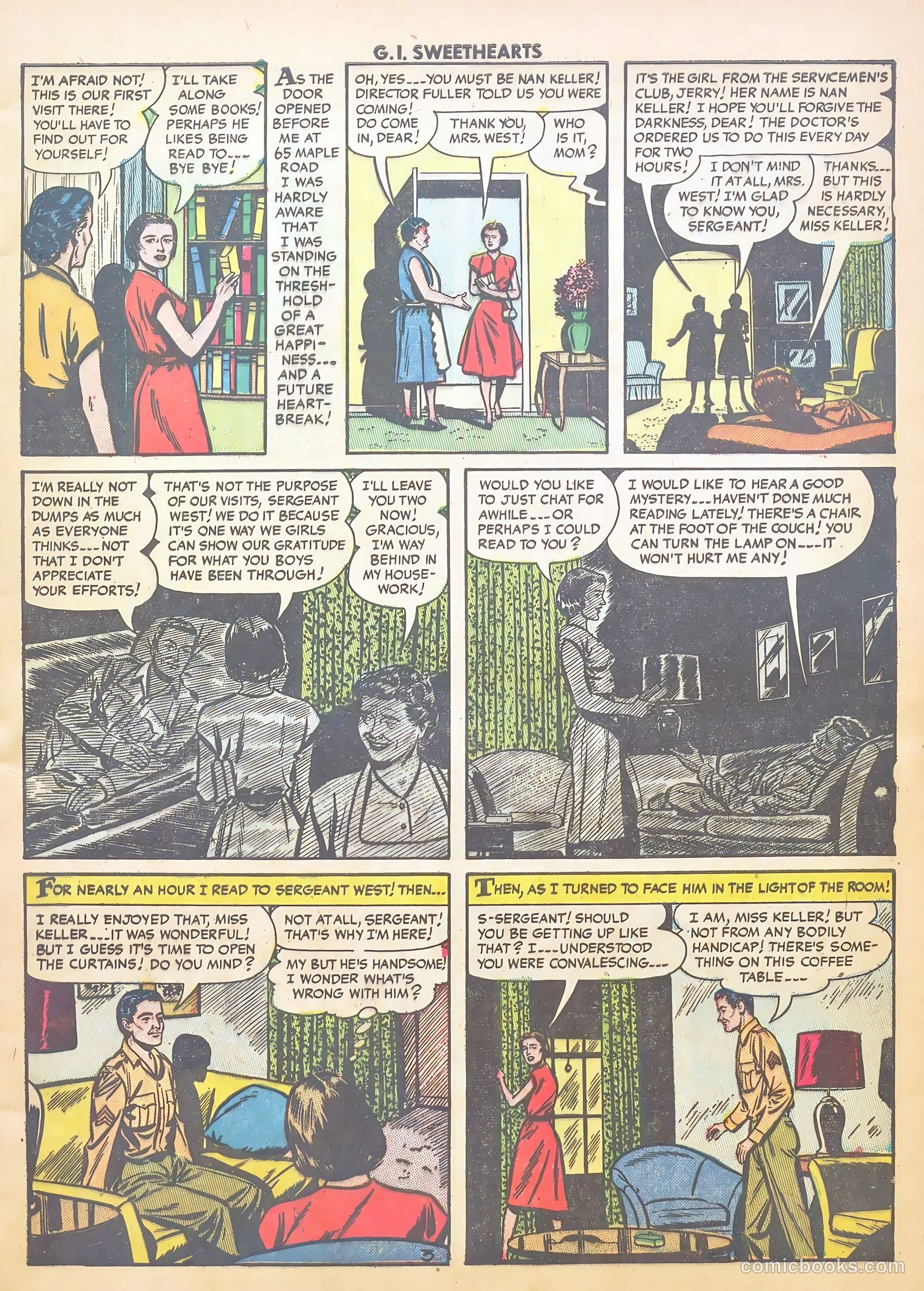 G.I. Sweethearts #38 (1954) — page 5 of 37