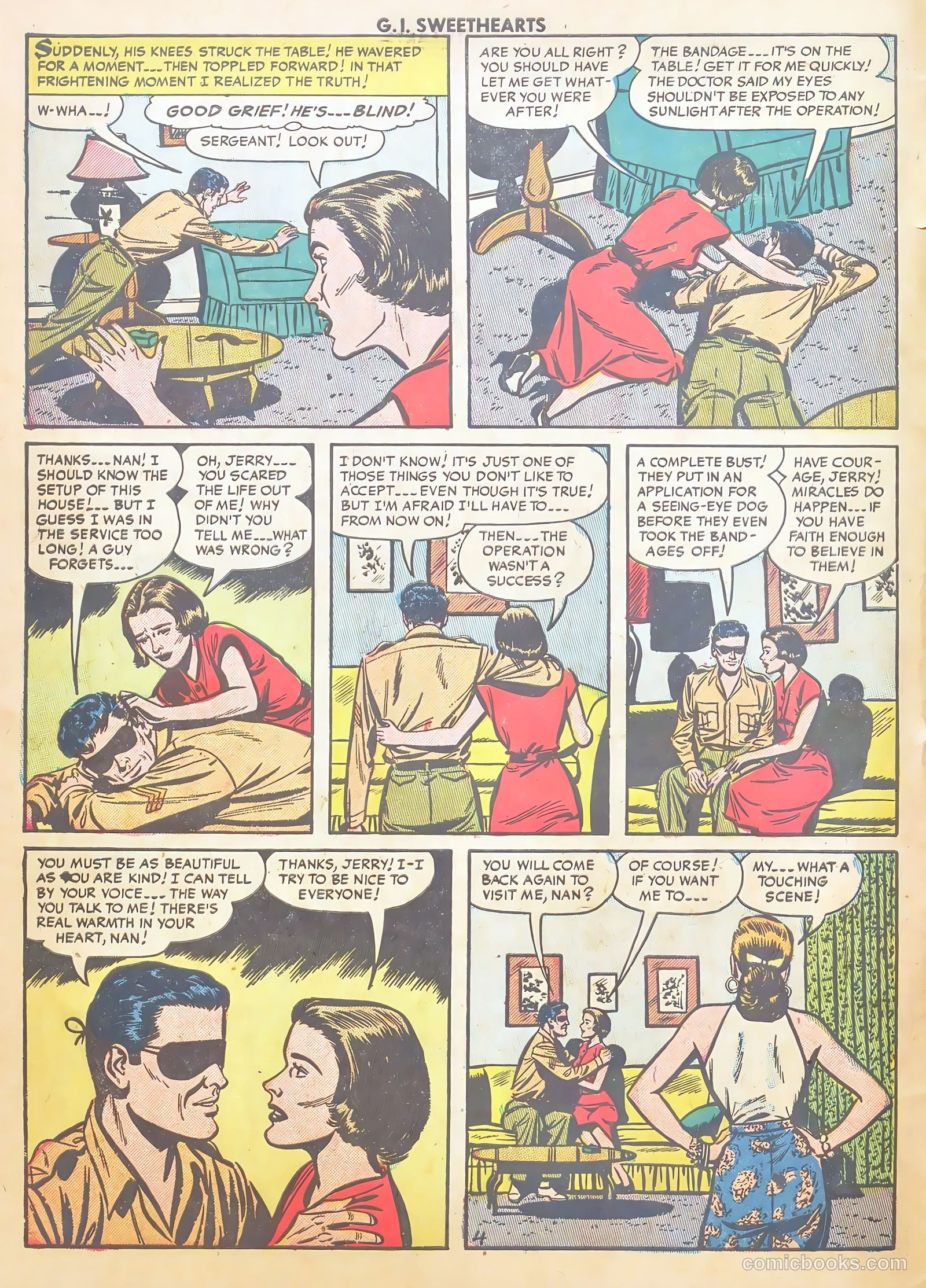 G.I. Sweethearts #38 (1954) — page 6 of 37
