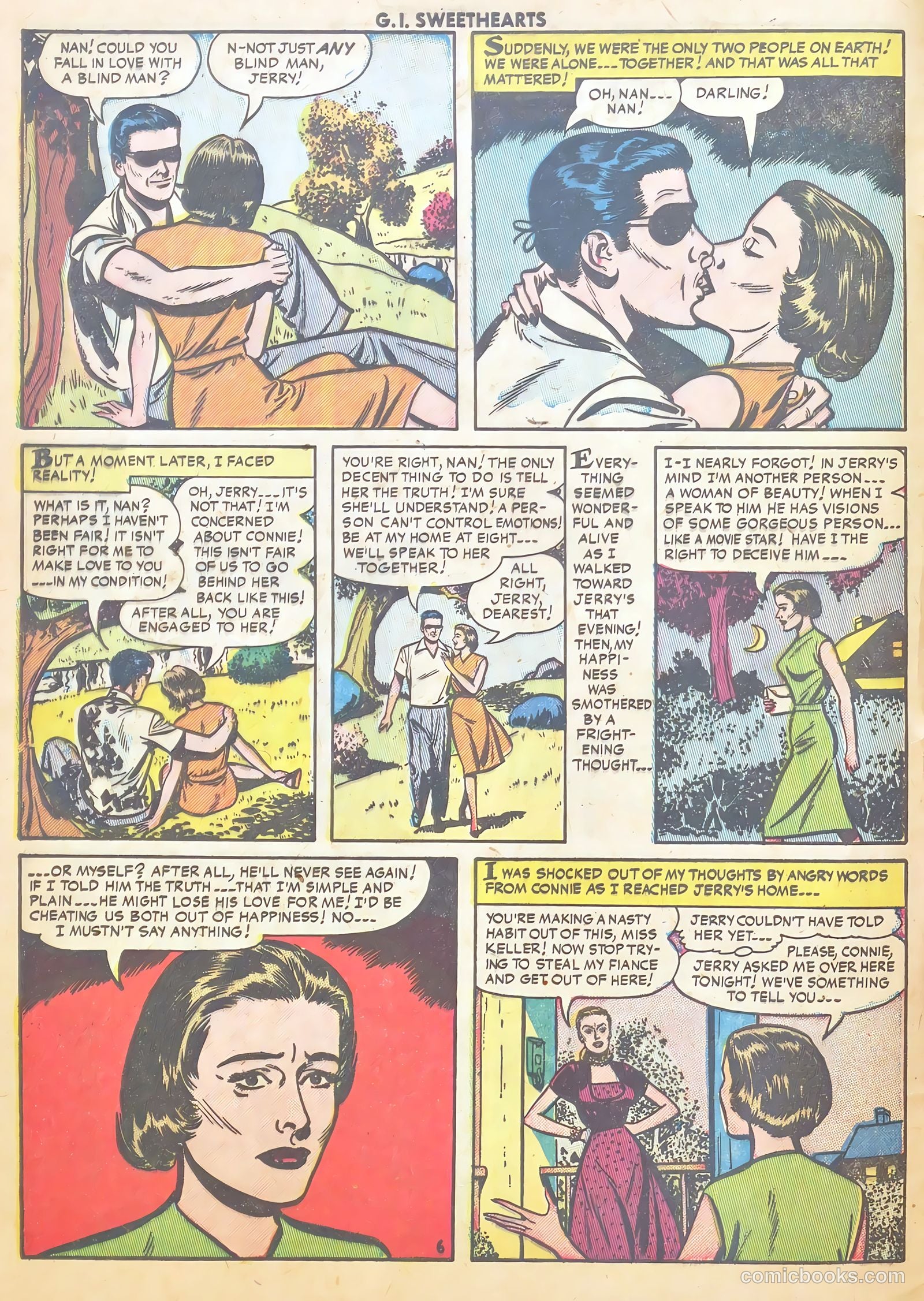 G.I. Sweethearts #38 (1954) — page 8 of 37
