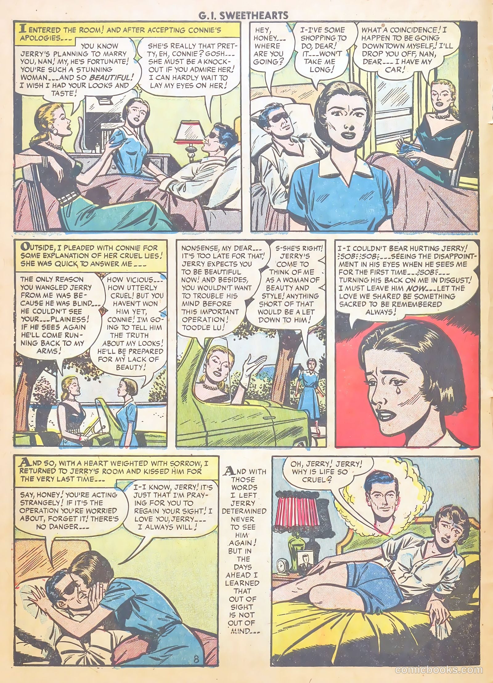 G.I. Sweethearts #38 (1954) — page 10 of 37