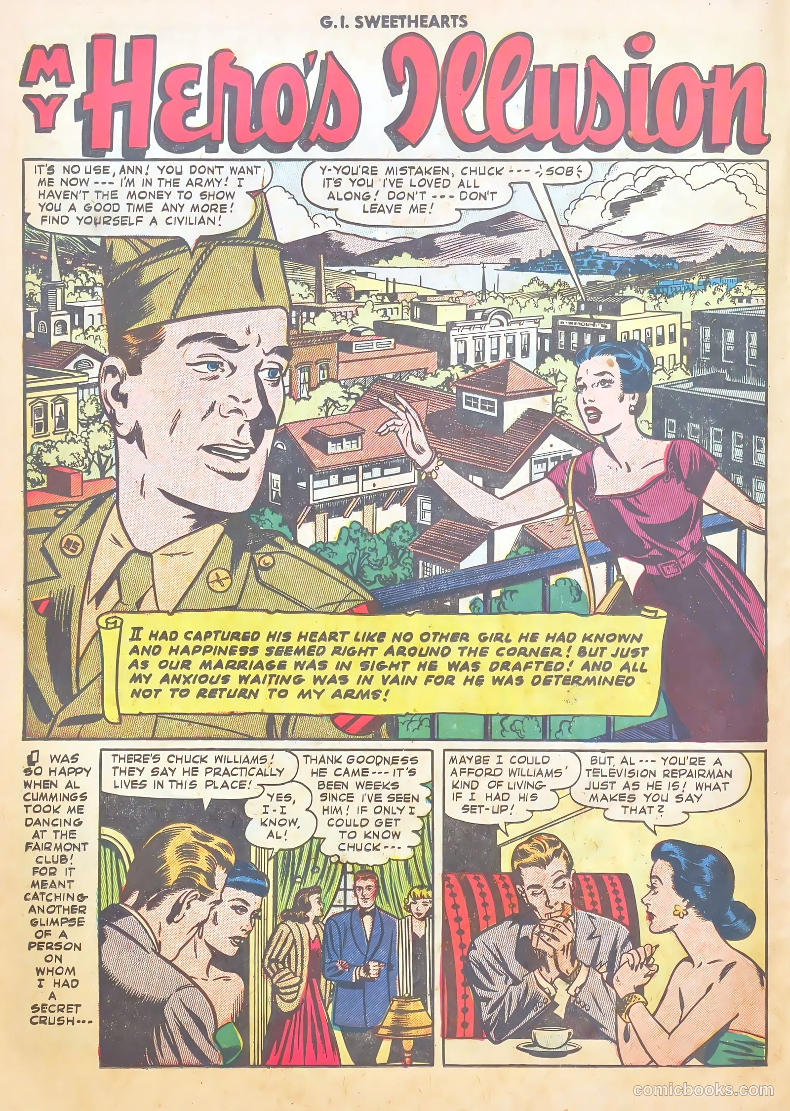 G.I. Sweethearts #38 (1954) — page 18 of 37