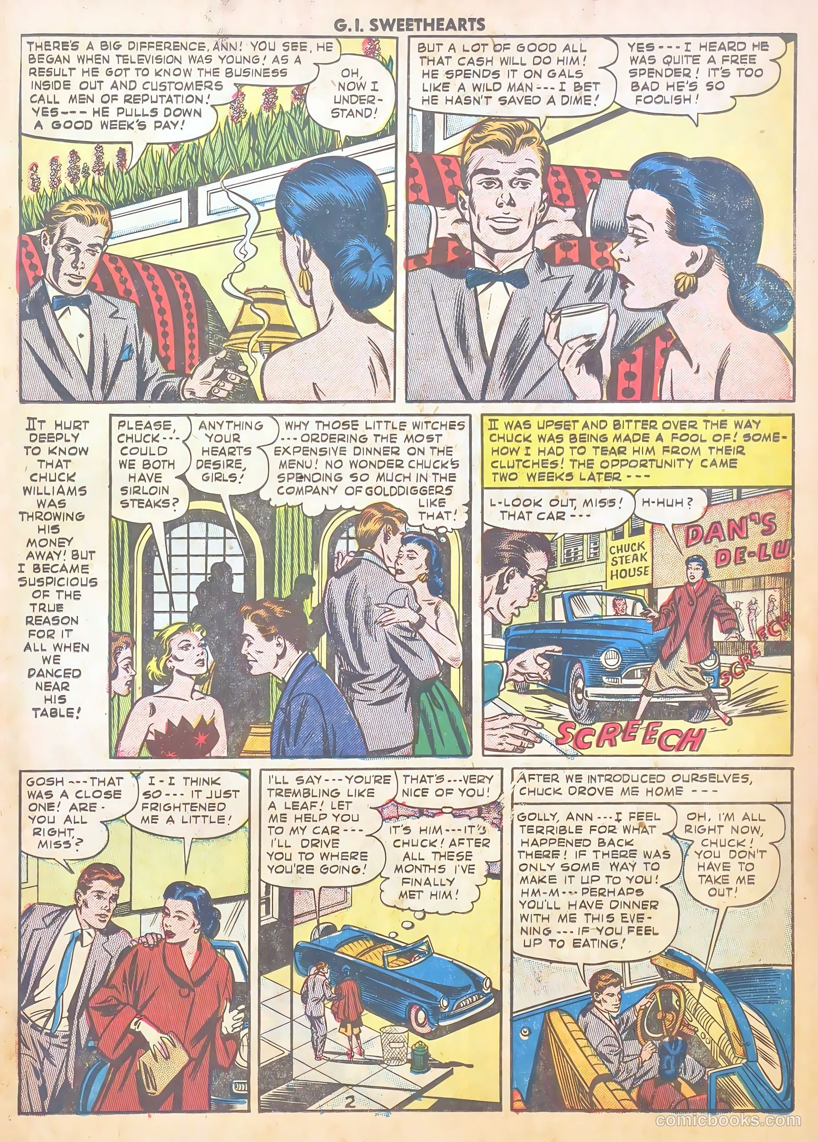 G.I. Sweethearts #38 (1954) — page 19 of 37