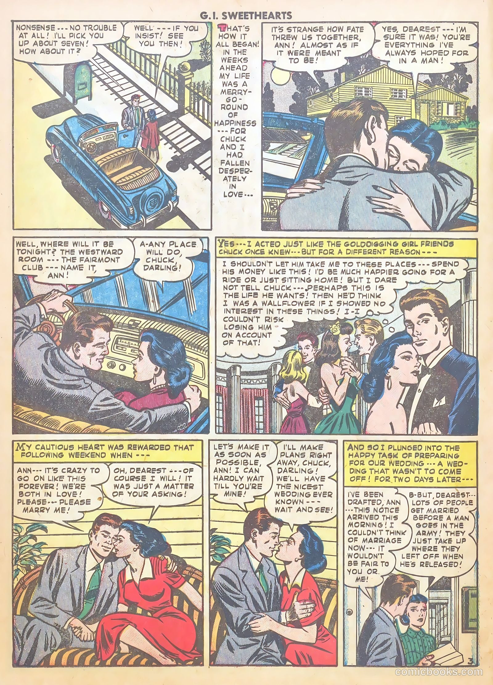 G.I. Sweethearts #38 (1954) — page 20 of 37