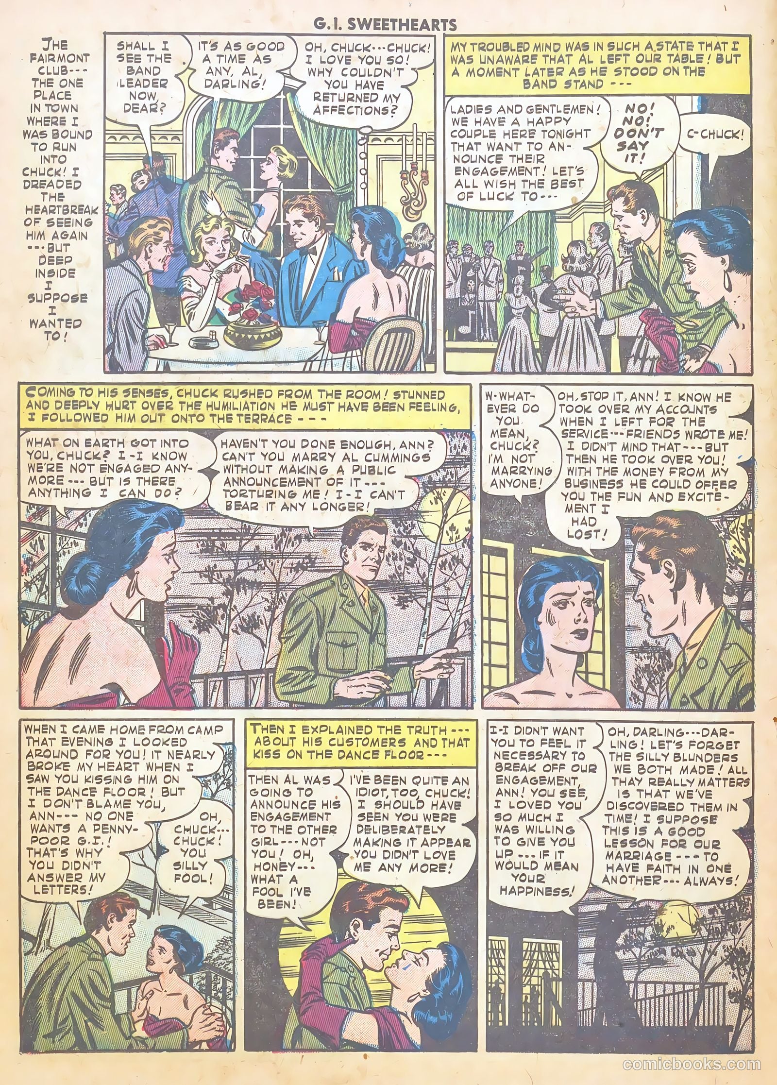 G.I. Sweethearts #38 (1954) — page 24 of 37