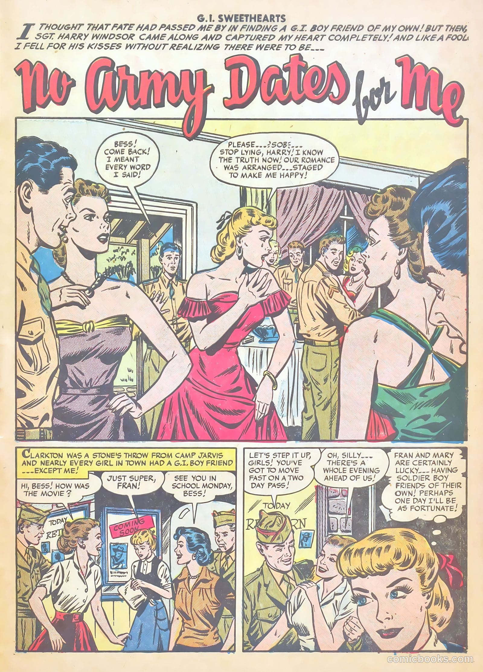 G.I. Sweethearts #38 (1954) — page 27 of 37