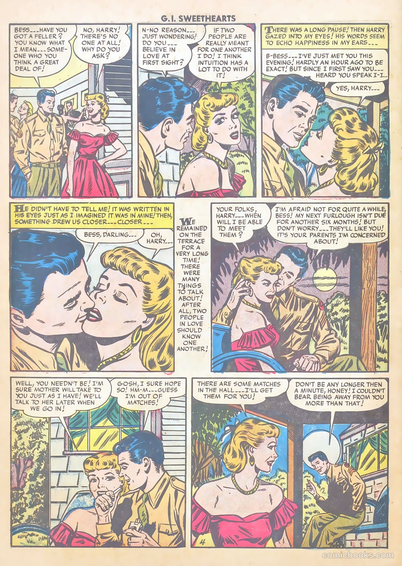 G.I. Sweethearts #38 (1954) — page 30 of 37