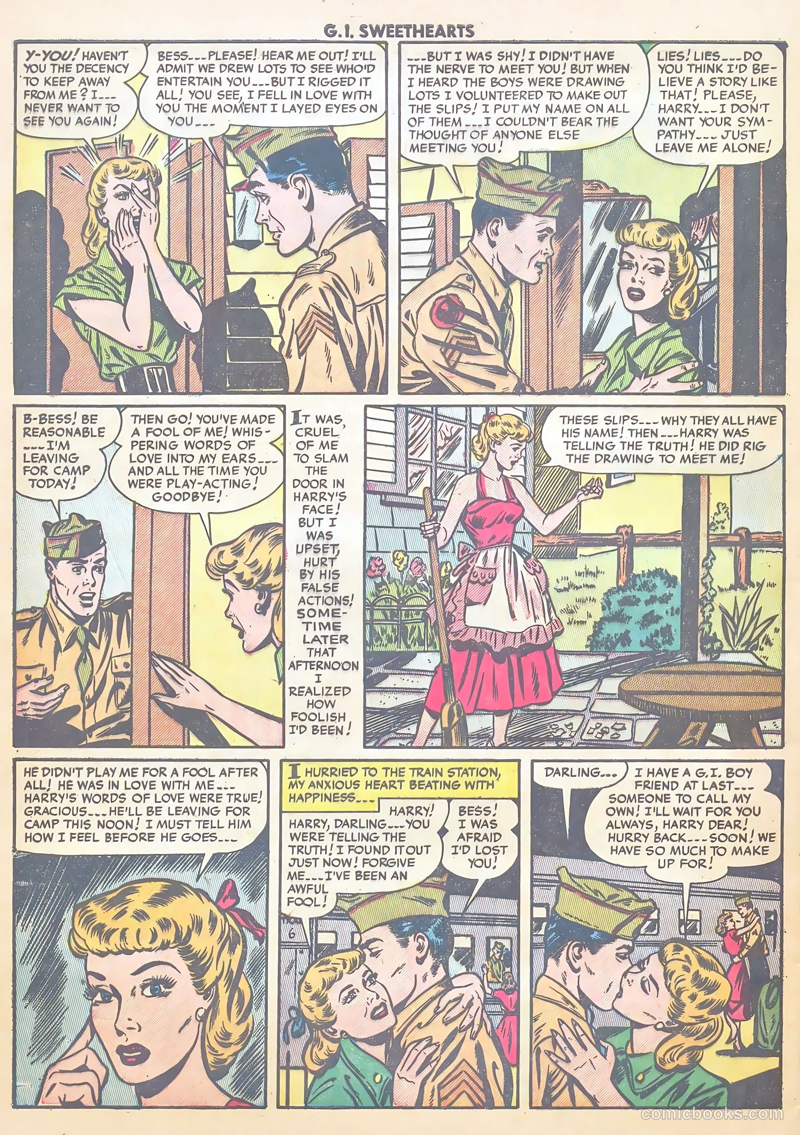 G.I. Sweethearts #38 (1954) — page 32 of 37