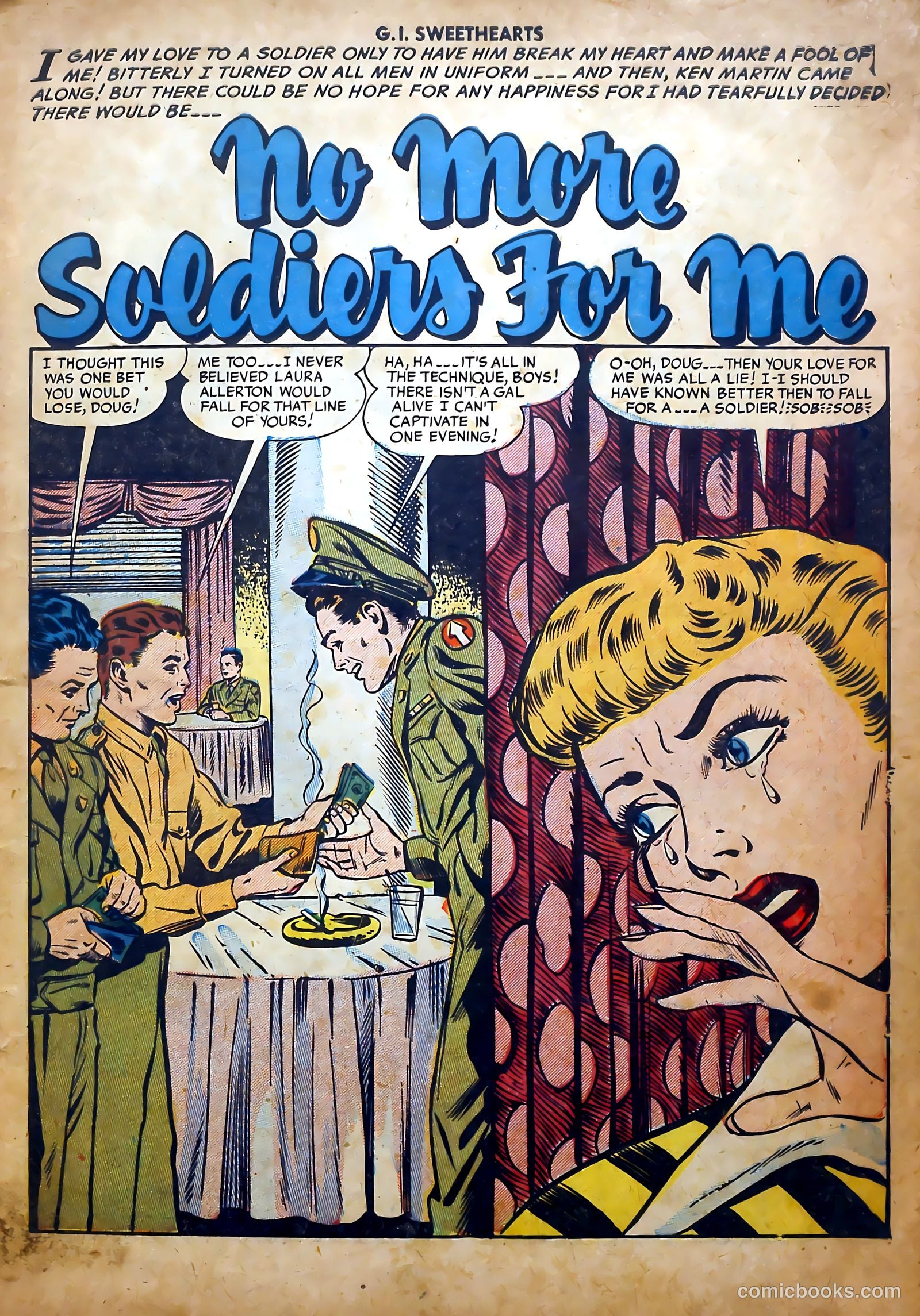 G.I. Sweethearts #39 (1954) — page 3 of 36