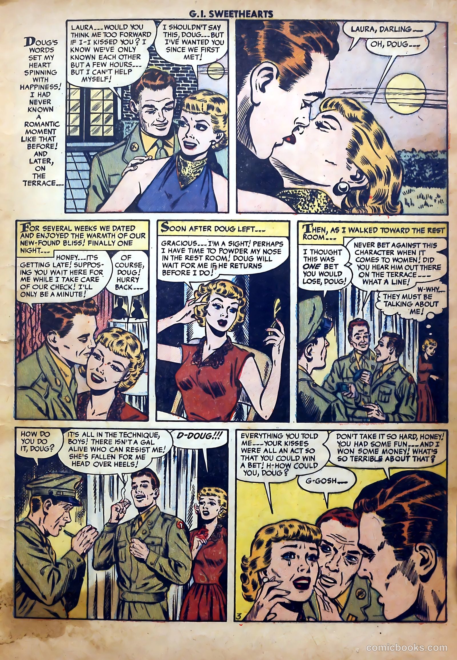 G.I. Sweethearts #39 (1954) — page 5 of 36