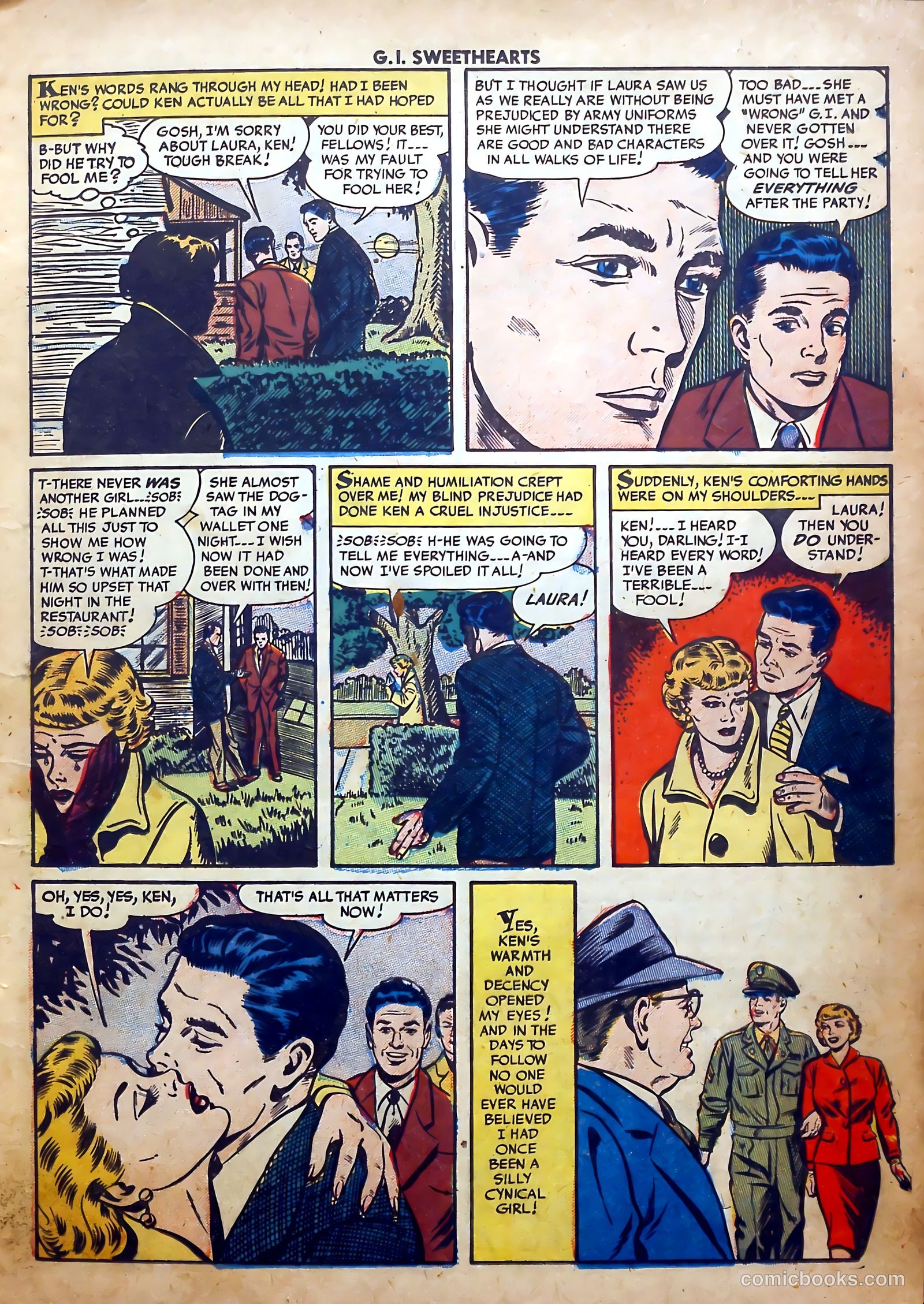 G.I. Sweethearts #39 (1954) — page 11 of 36