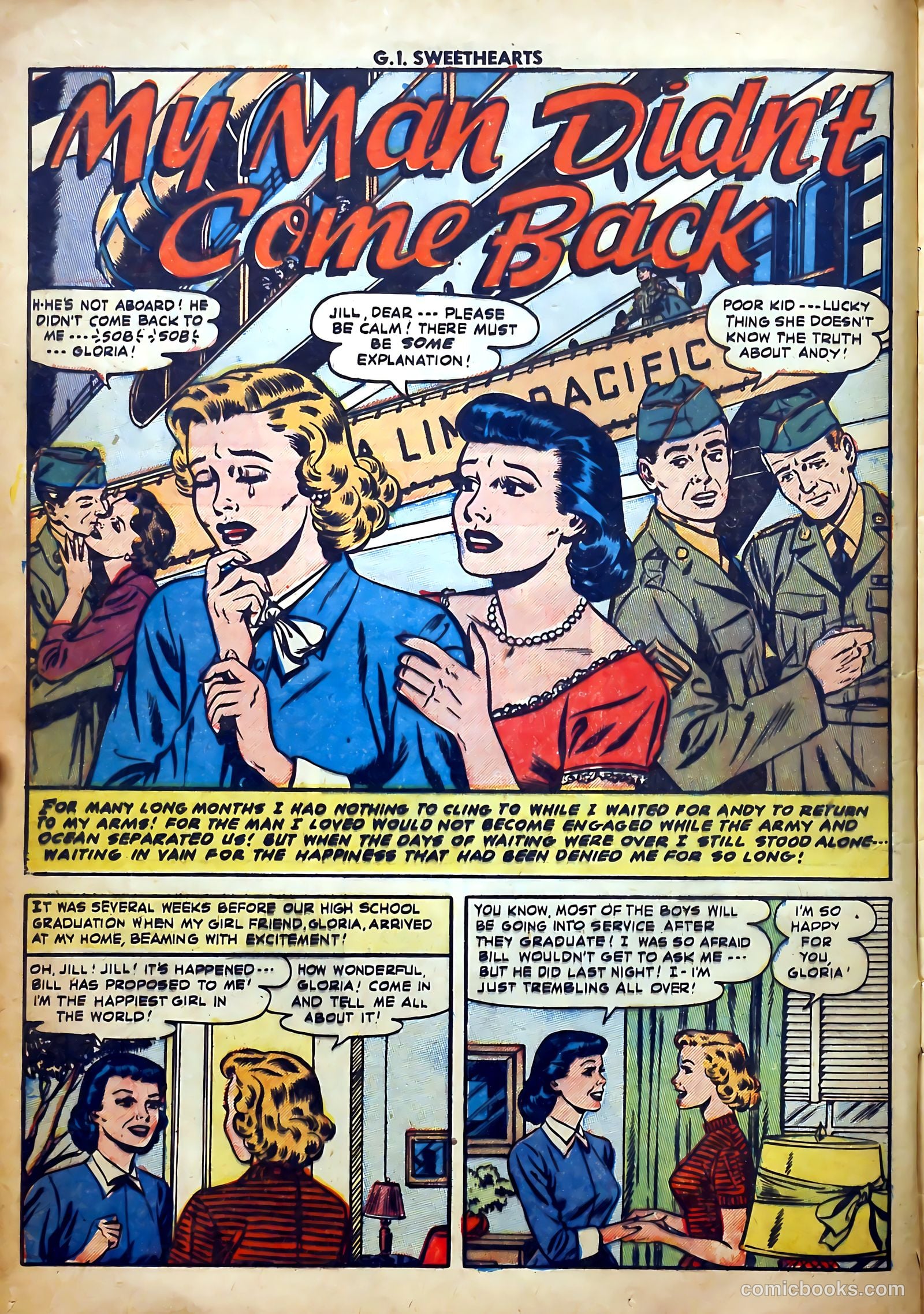 G.I. Sweethearts #39 (1954) — page 12 of 36
