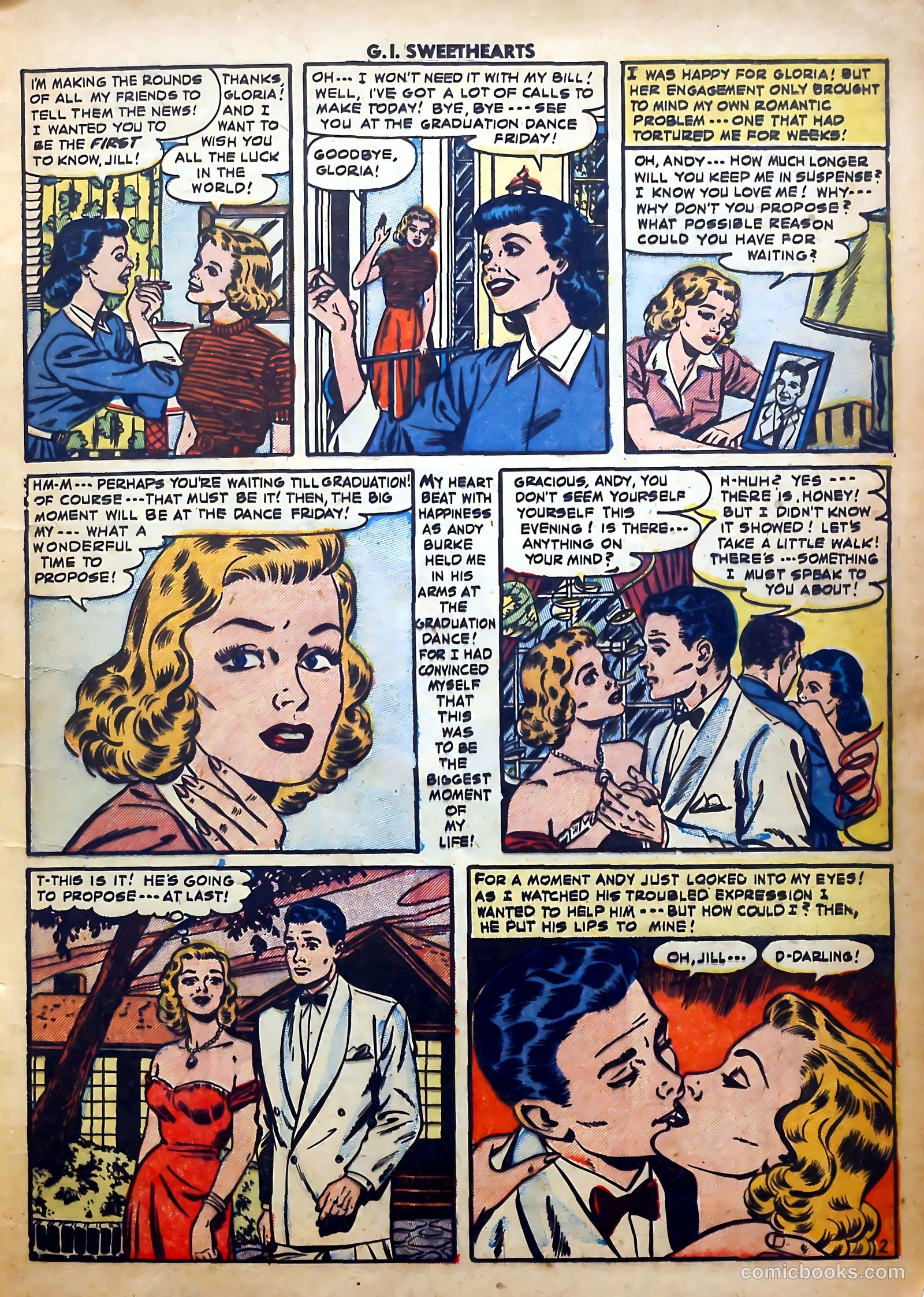 G.I. Sweethearts #39 (1954) — page 13 of 36
