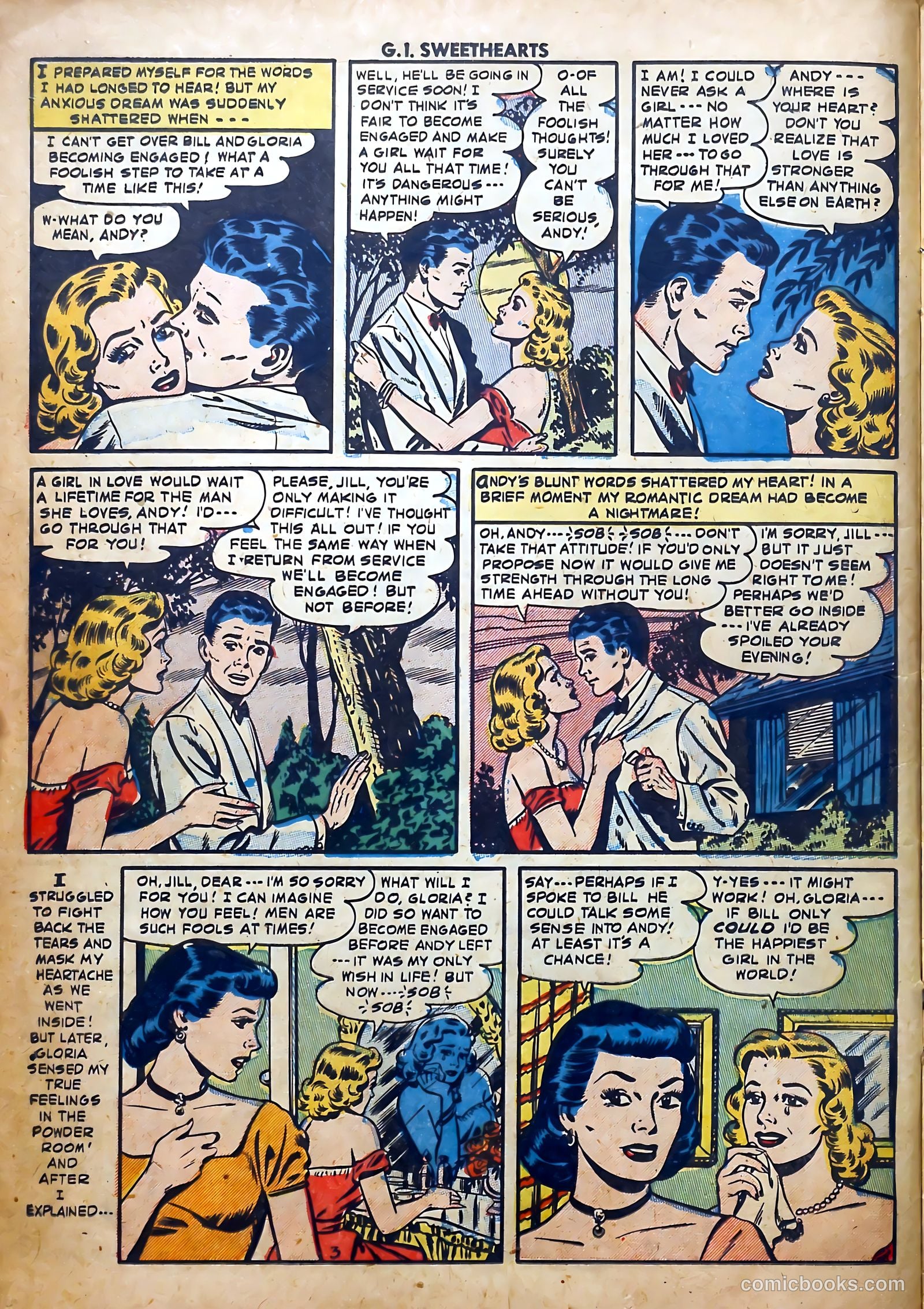 G.I. Sweethearts #39 (1954) — page 14 of 36