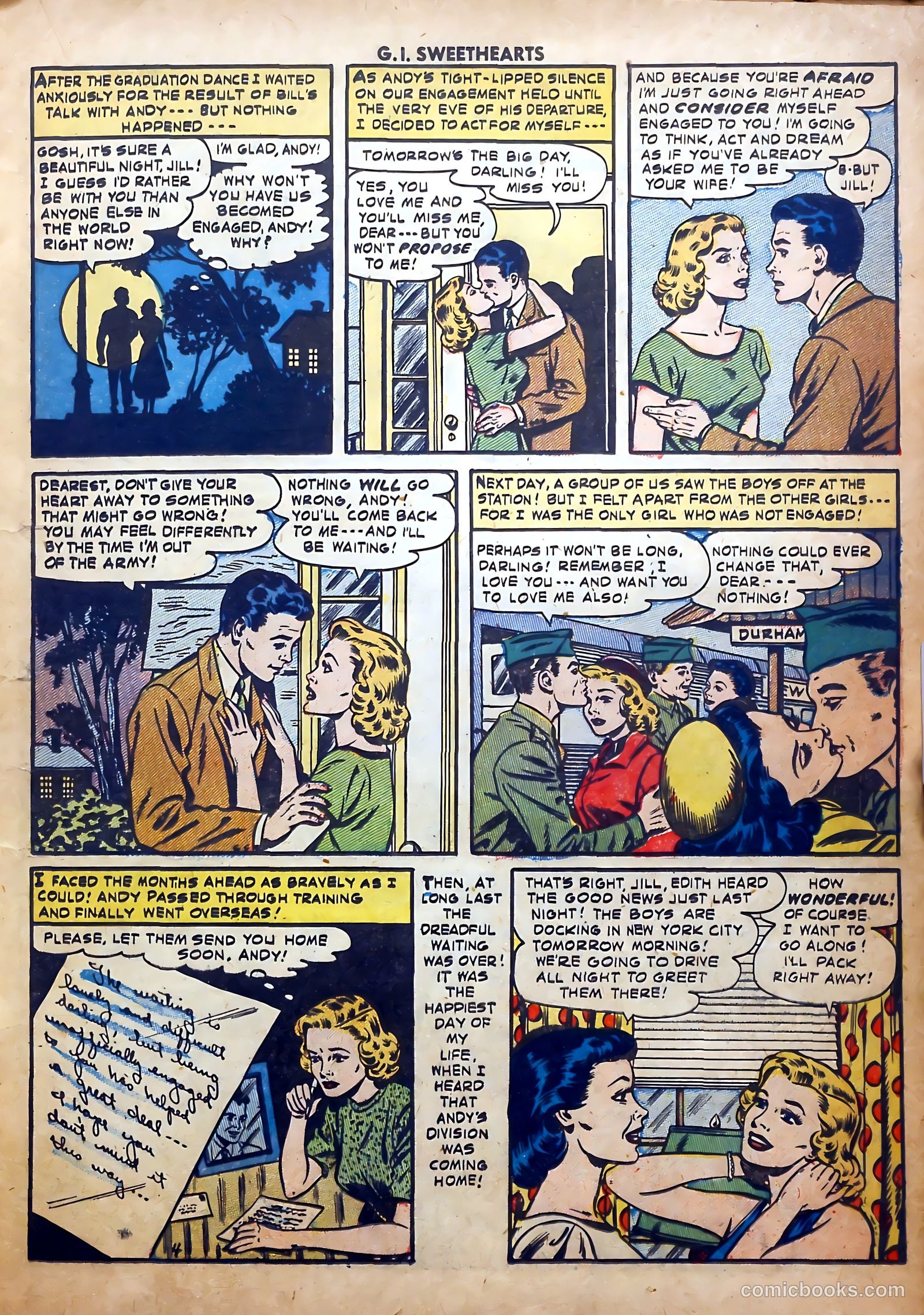 G.I. Sweethearts #39 (1954) — page 15 of 36