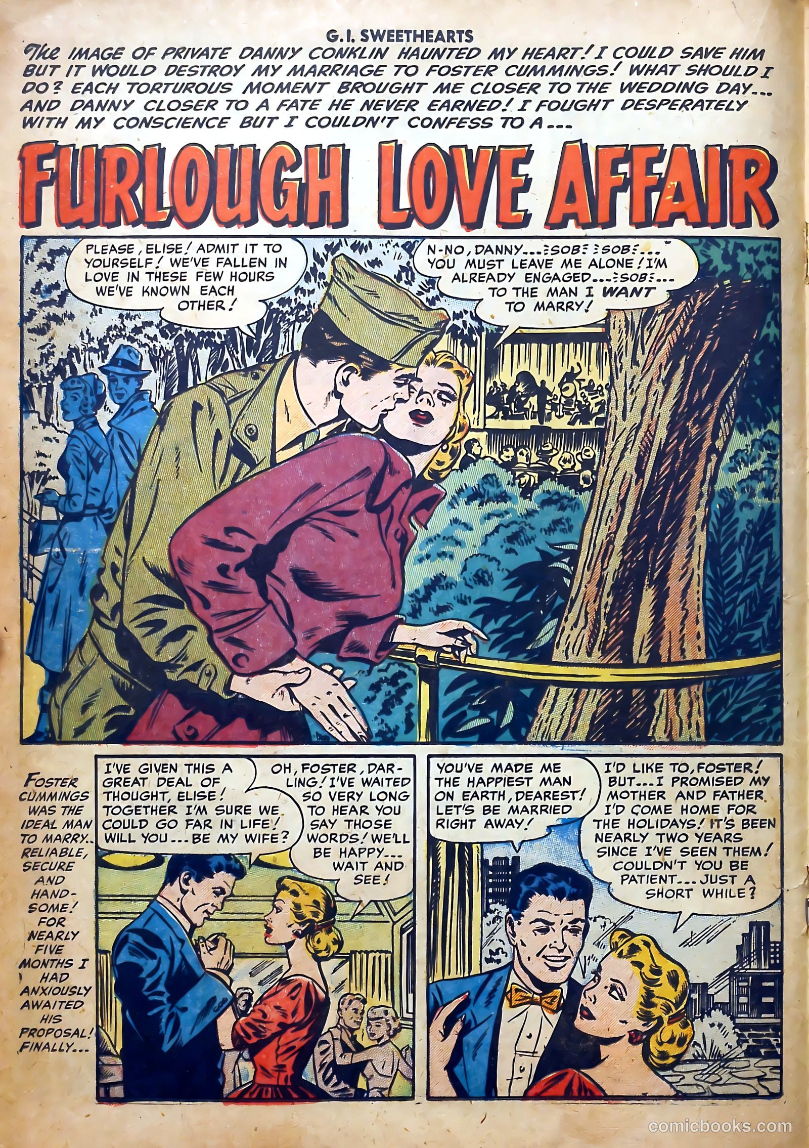 G.I. Sweethearts #39 (1954) — page 18 of 36