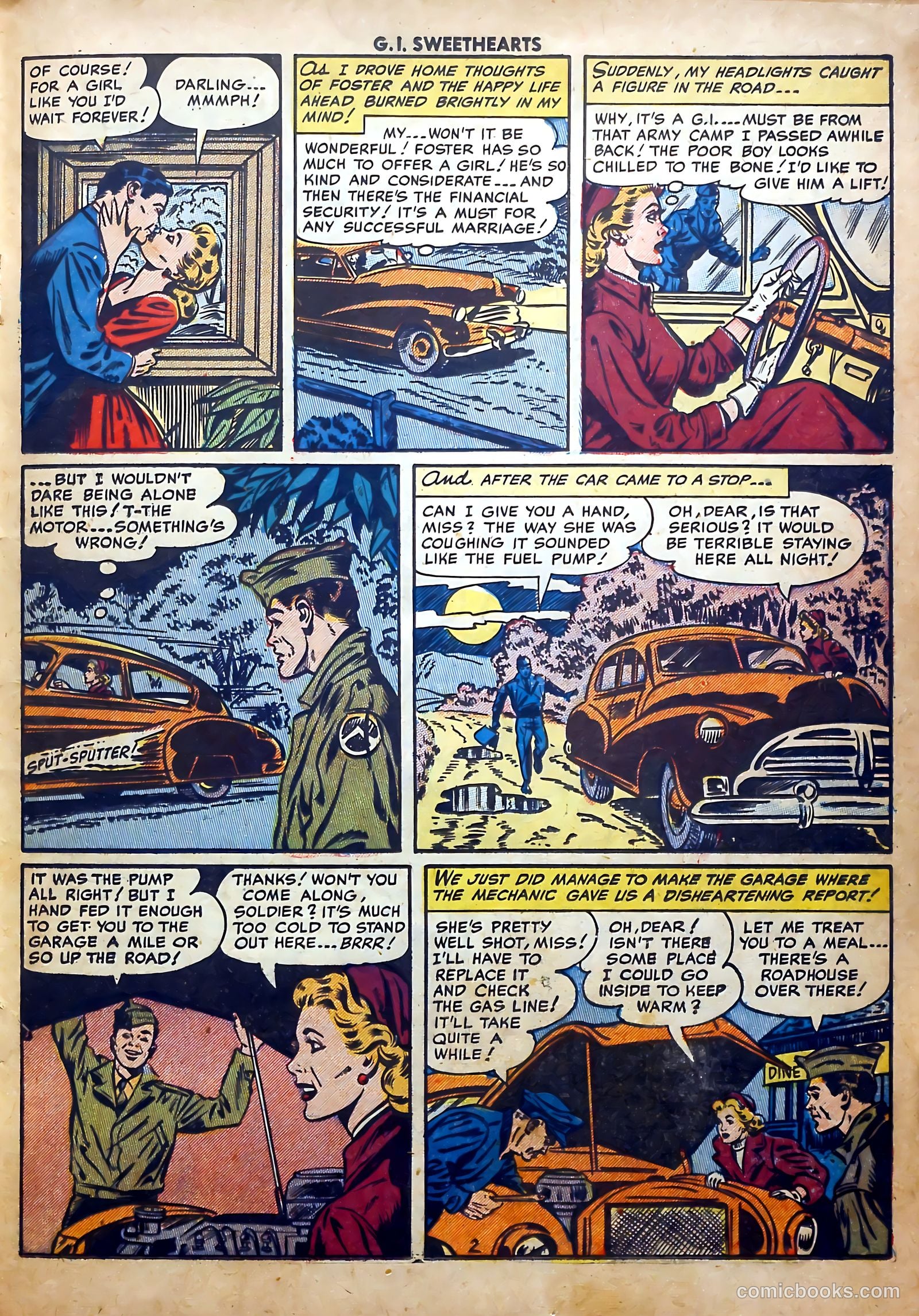G.I. Sweethearts #39 (1954) — page 19 of 36