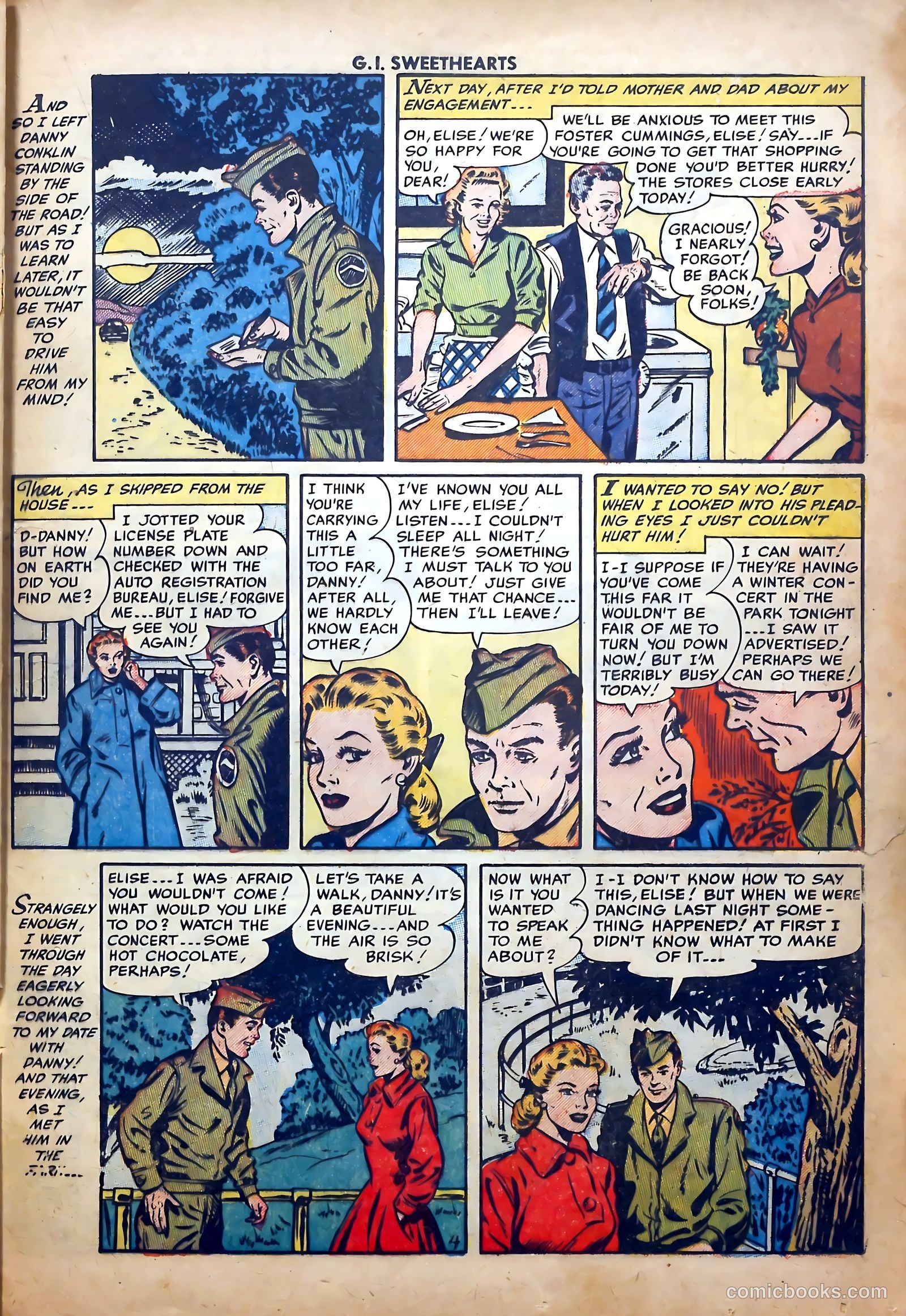 G.I. Sweethearts #39 (1954) — page 21 of 36