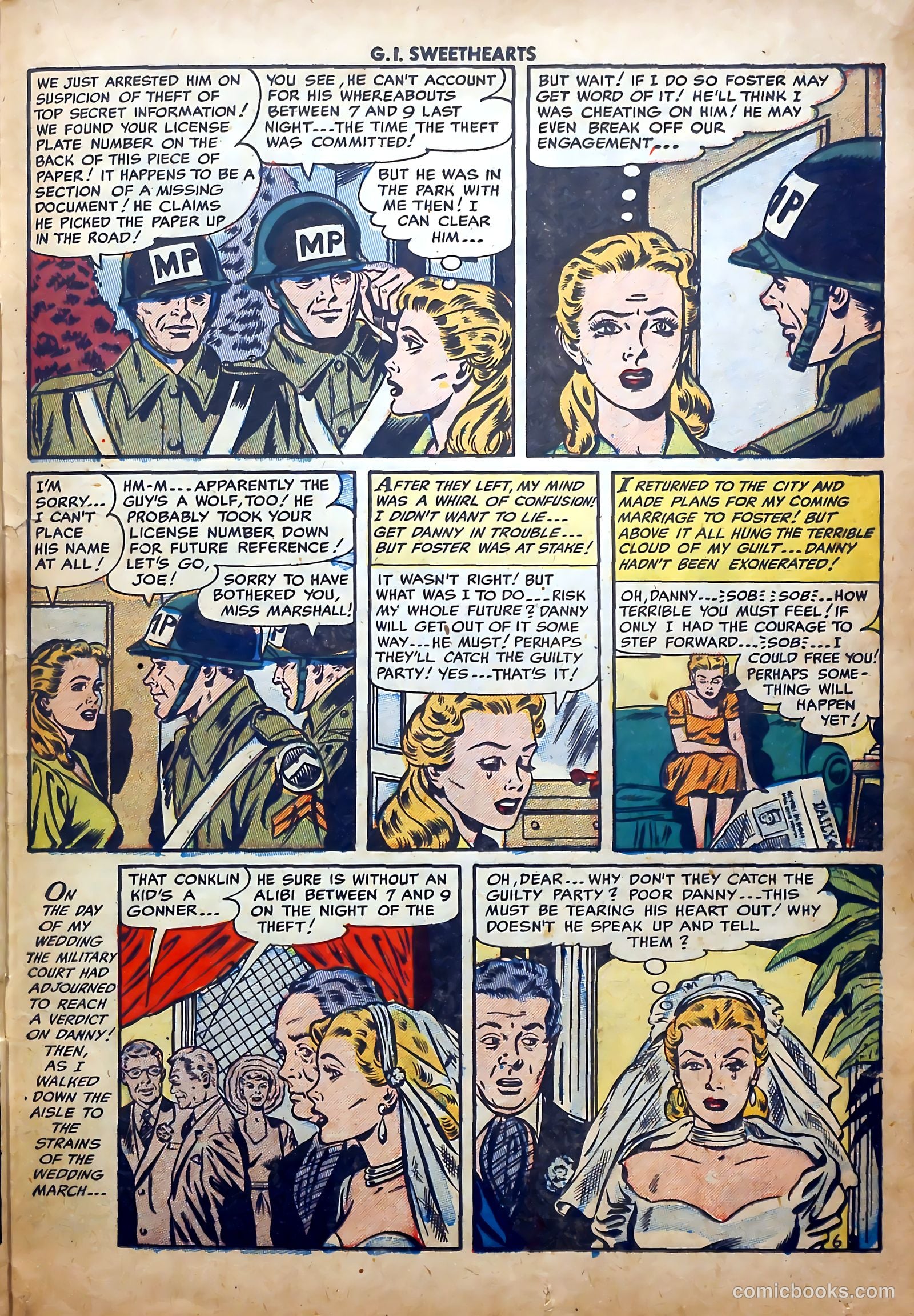 G.I. Sweethearts #39 (1954) — page 23 of 36