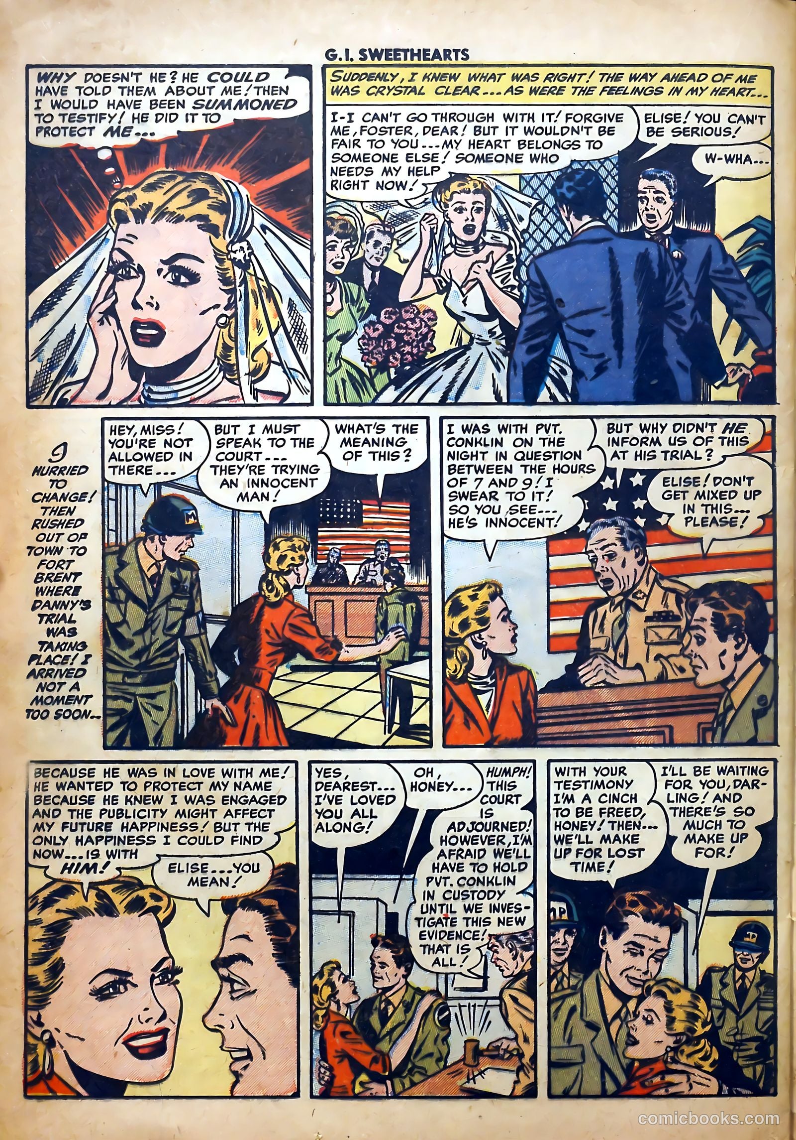 G.I. Sweethearts #39 (1954) — page 24 of 36