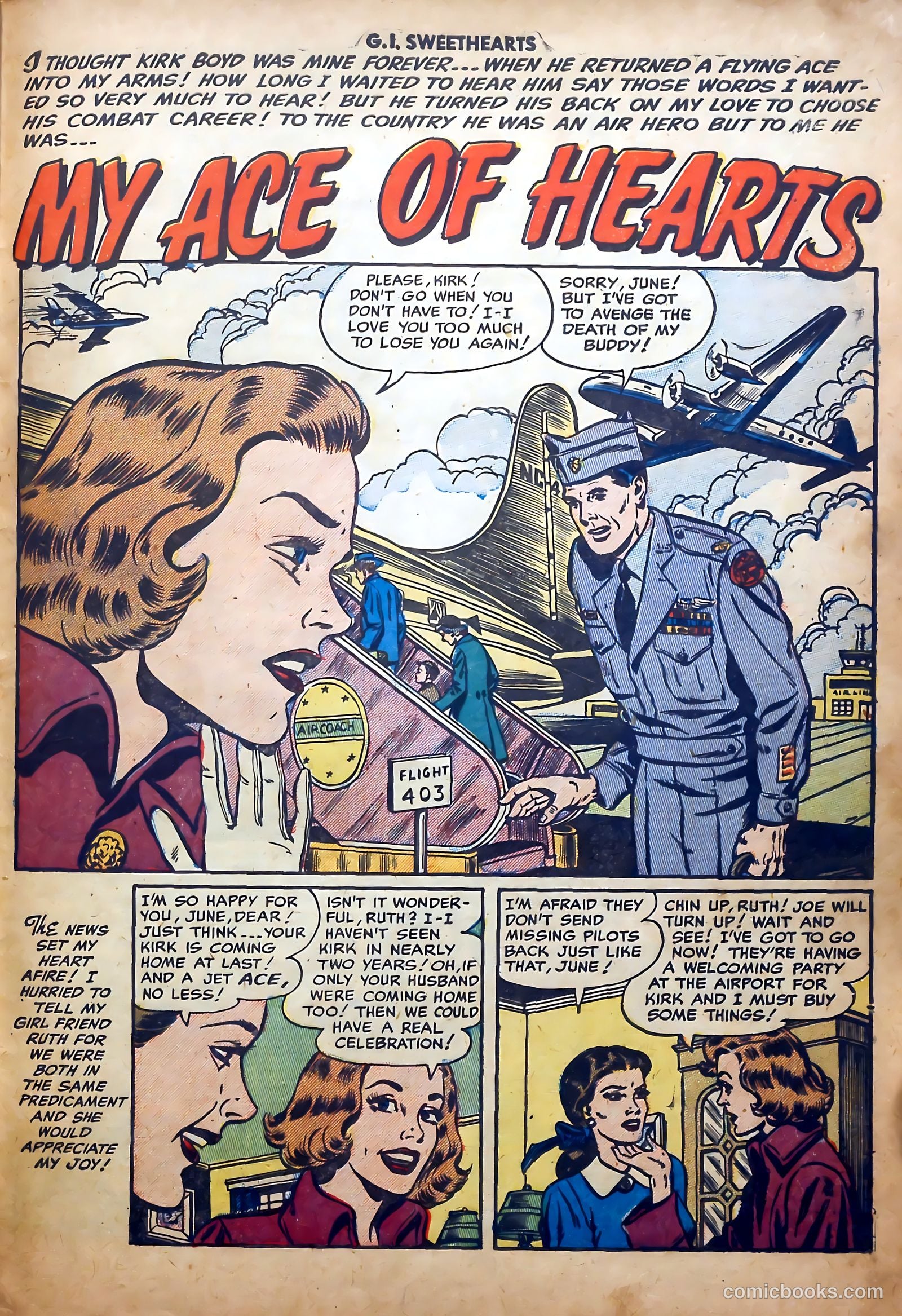 G.I. Sweethearts #39 (1954) — page 27 of 36
