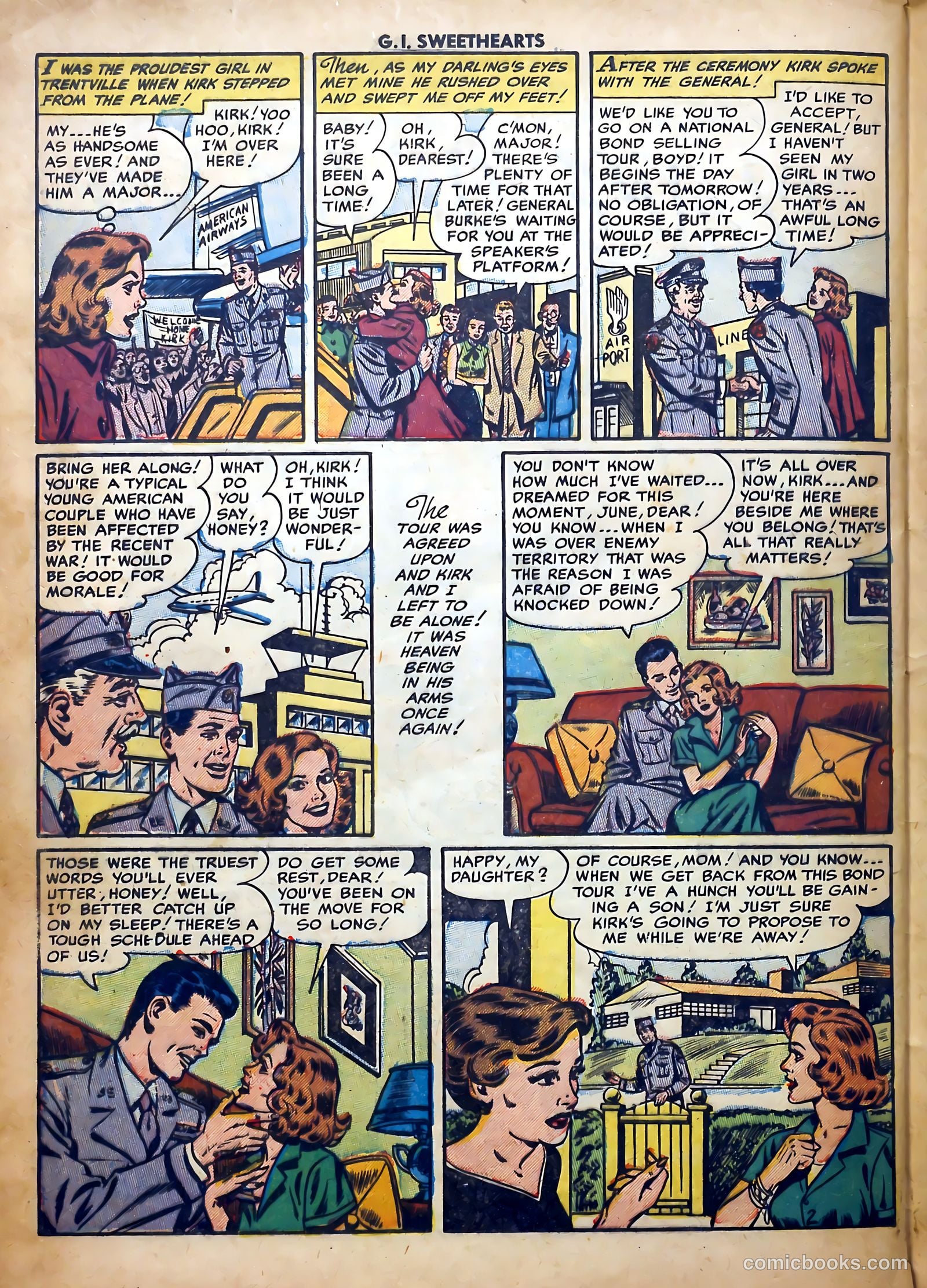 G.I. Sweethearts #39 (1954) — page 28 of 36