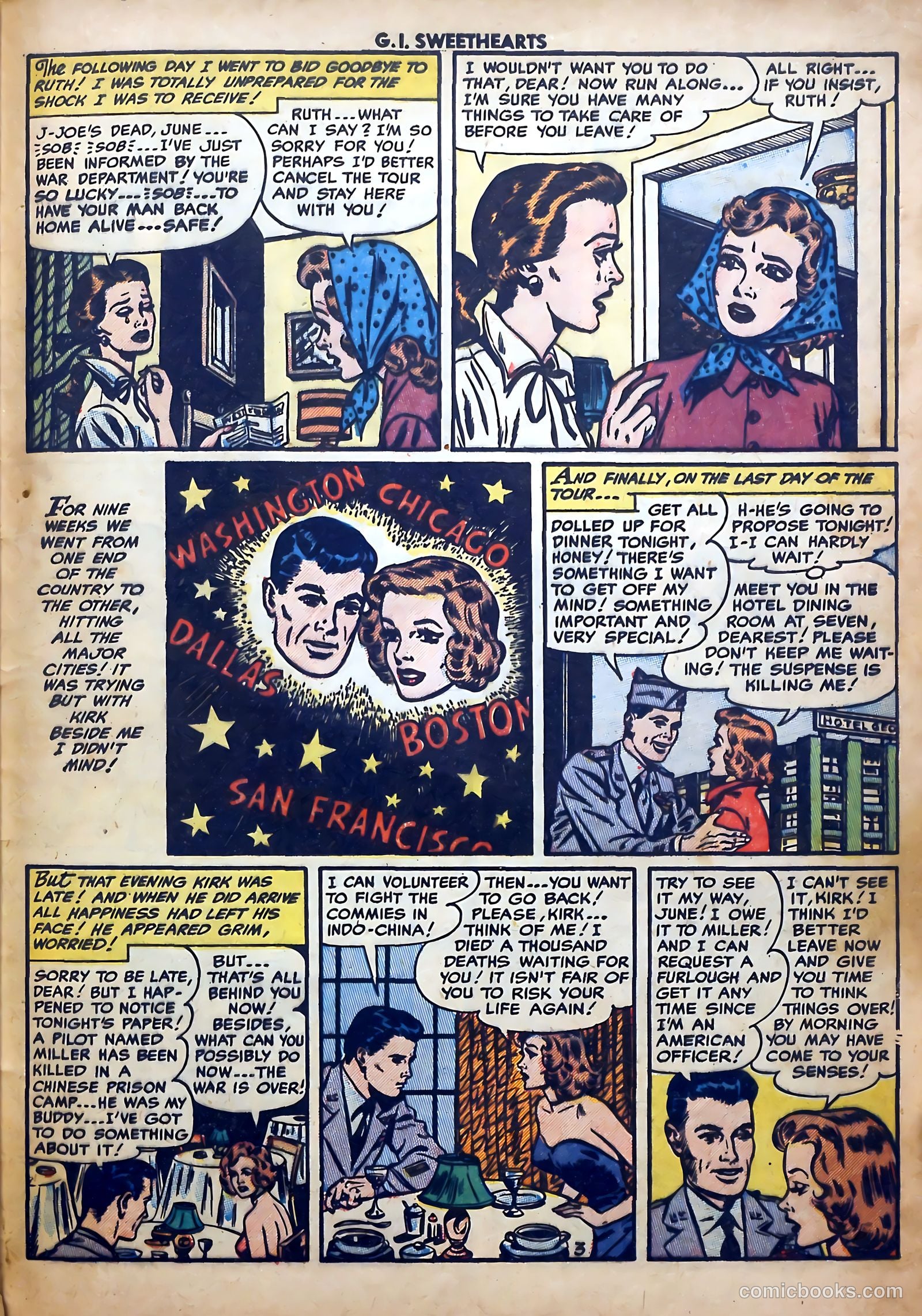 G.I. Sweethearts #39 (1954) — page 29 of 36