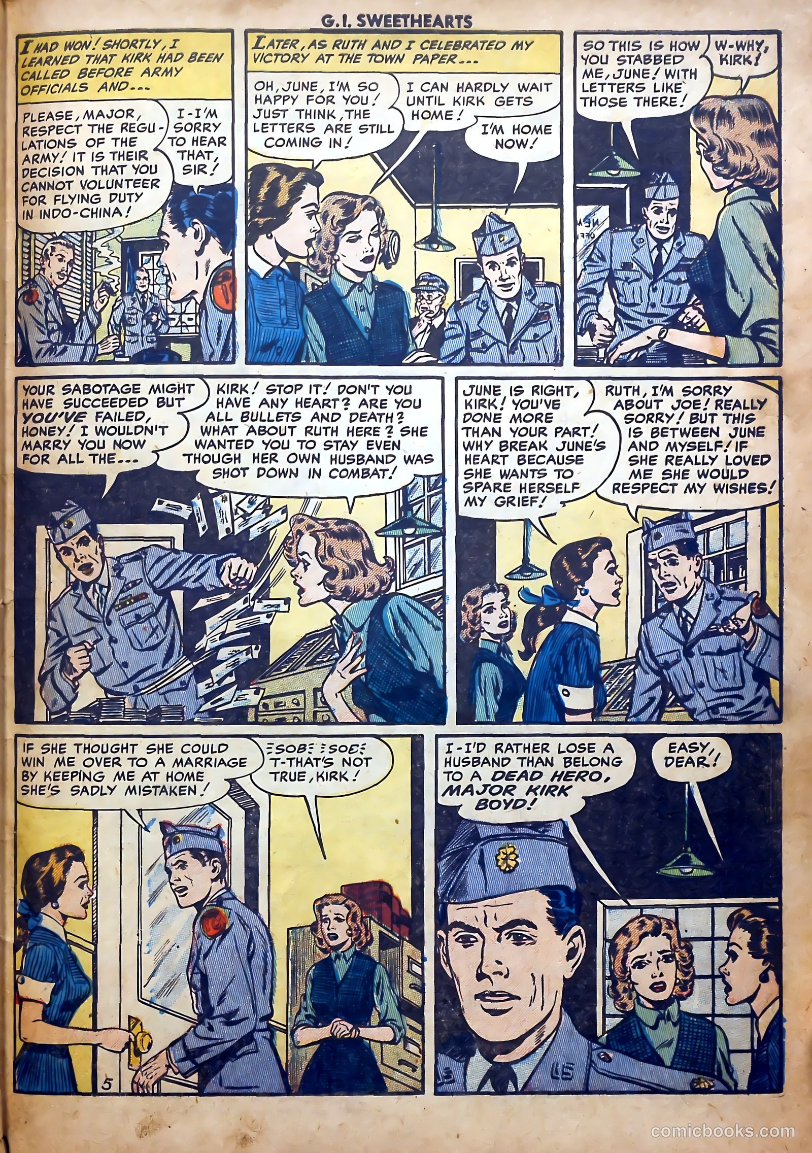 G.I. Sweethearts #39 (1954) — page 31 of 36